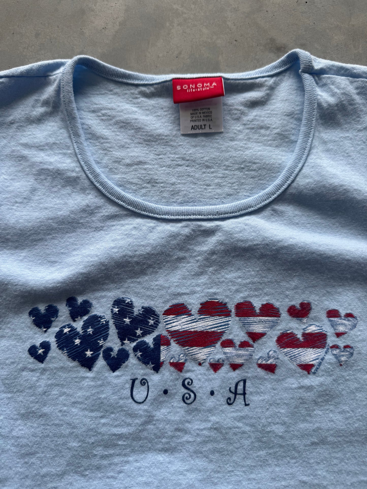 Vintage 4th of July Tank Top - L