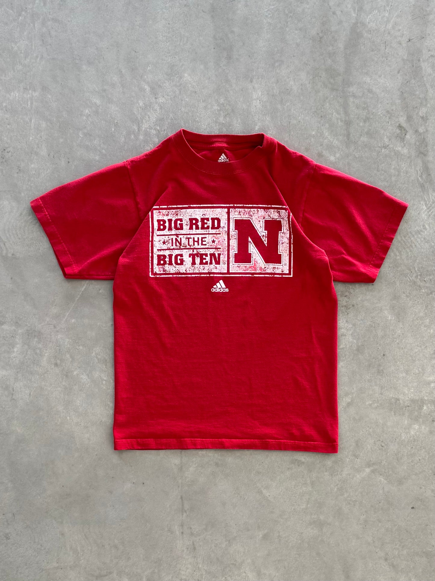 Nebraska Adidas Tee - S