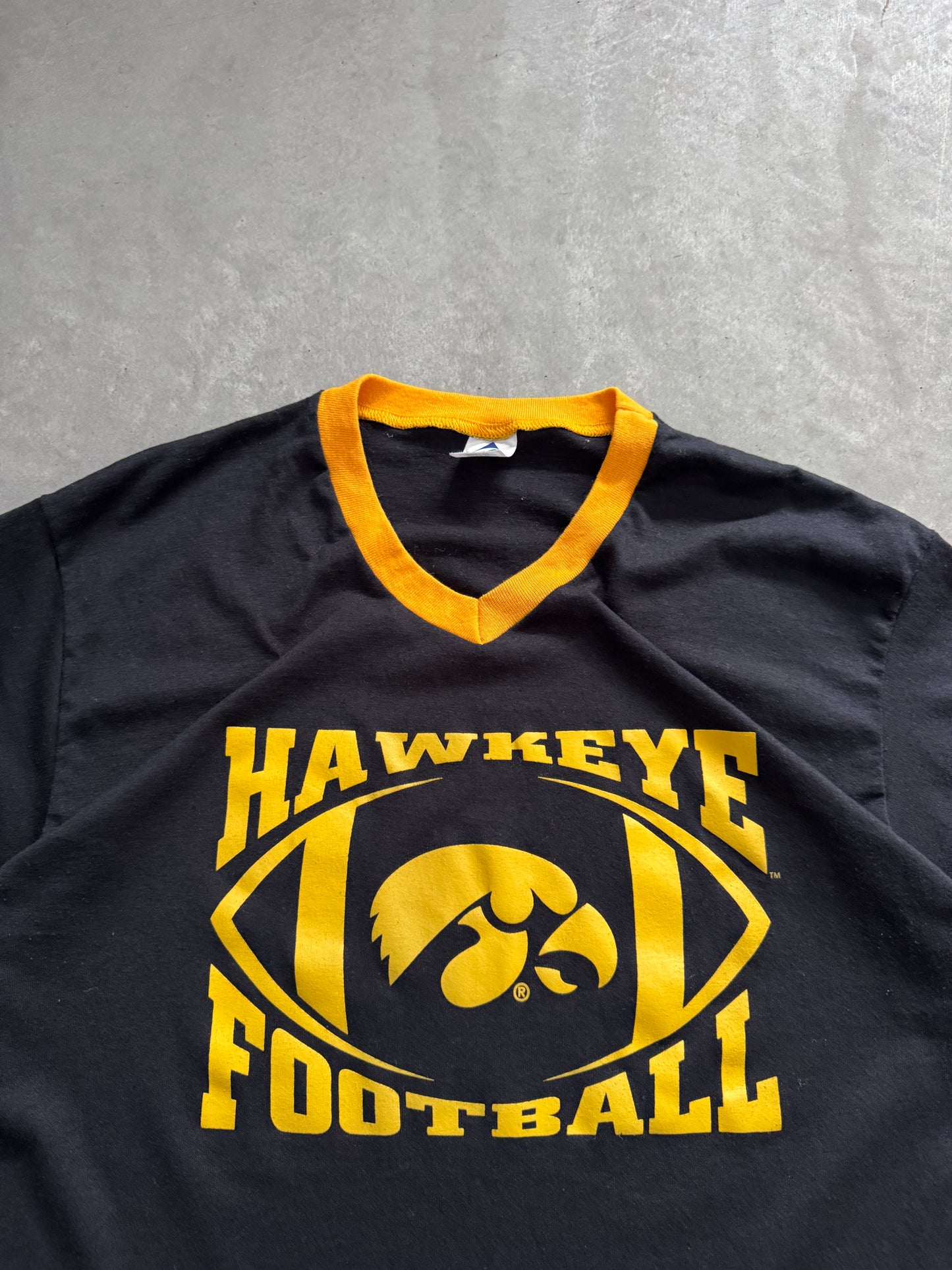 Vintage 90s Iowa Hawkeyes Football Tee - XL