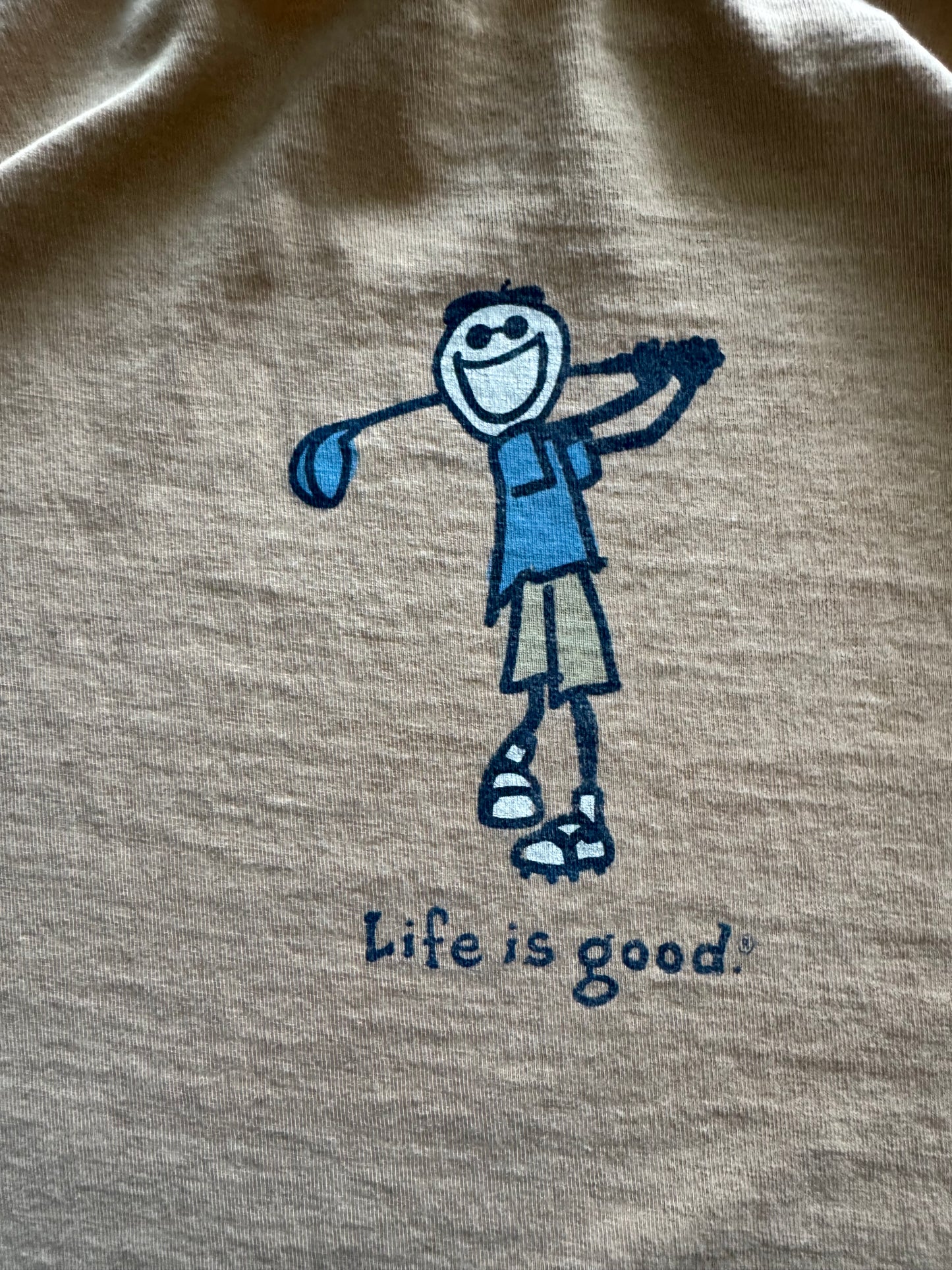 Life is Good Golf Tee - XXL