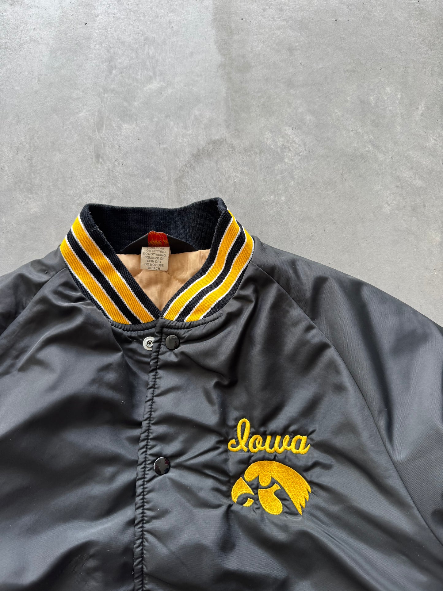 Vintage 70s/80s Iowa Hawkeyes Bomber Jacket - M