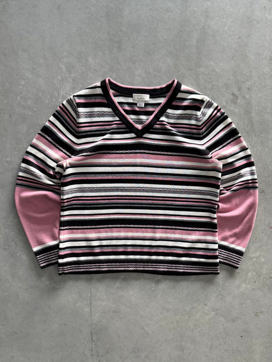 Vintage Christopher & Banks Striped Long Sleeve - L
