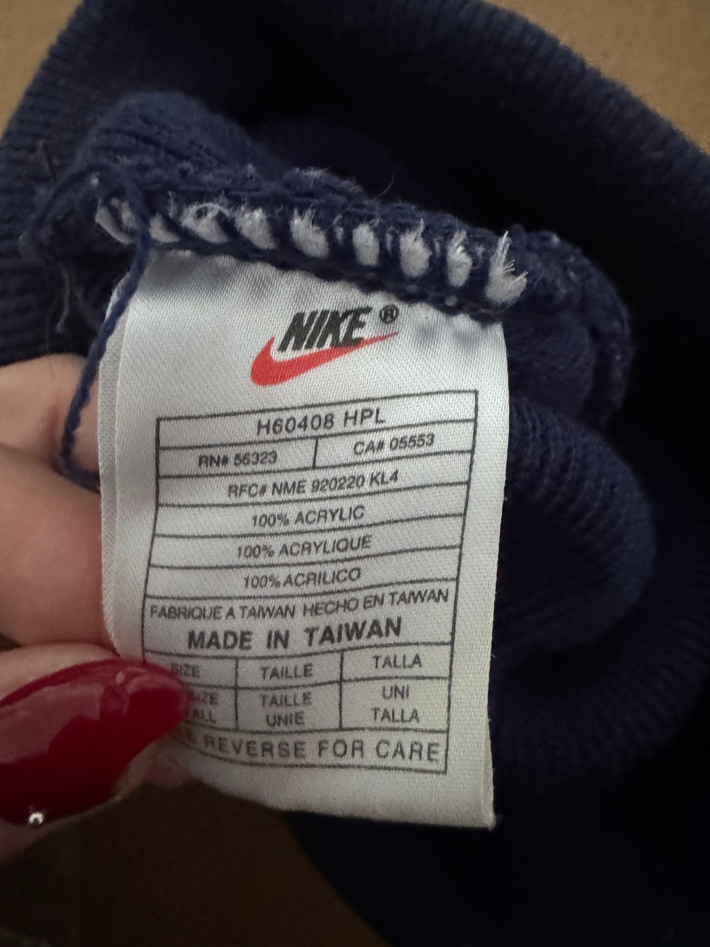 Vintage 90s Nike Beanie