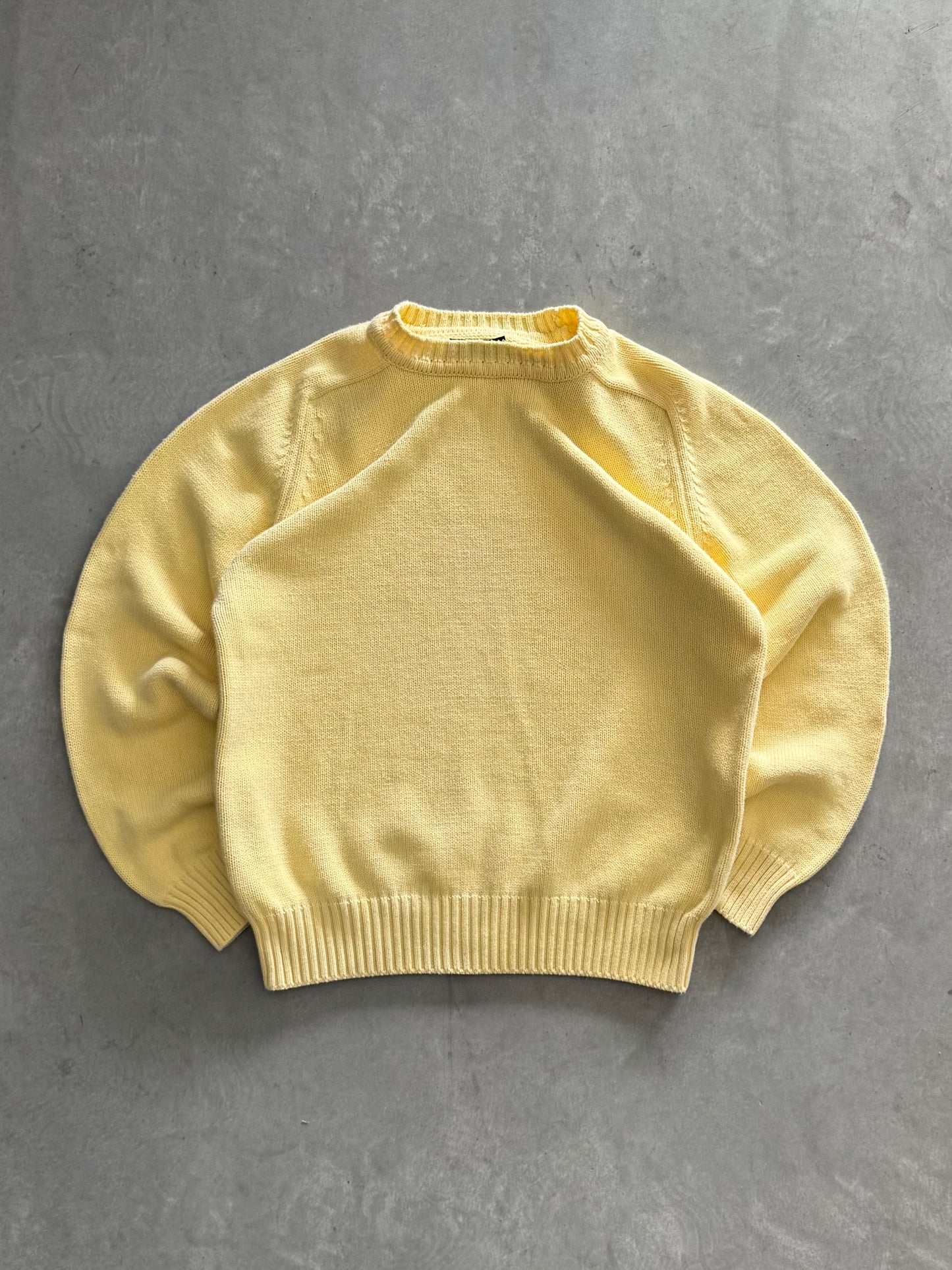 Vintage Lands End Yellow Sweater - XL