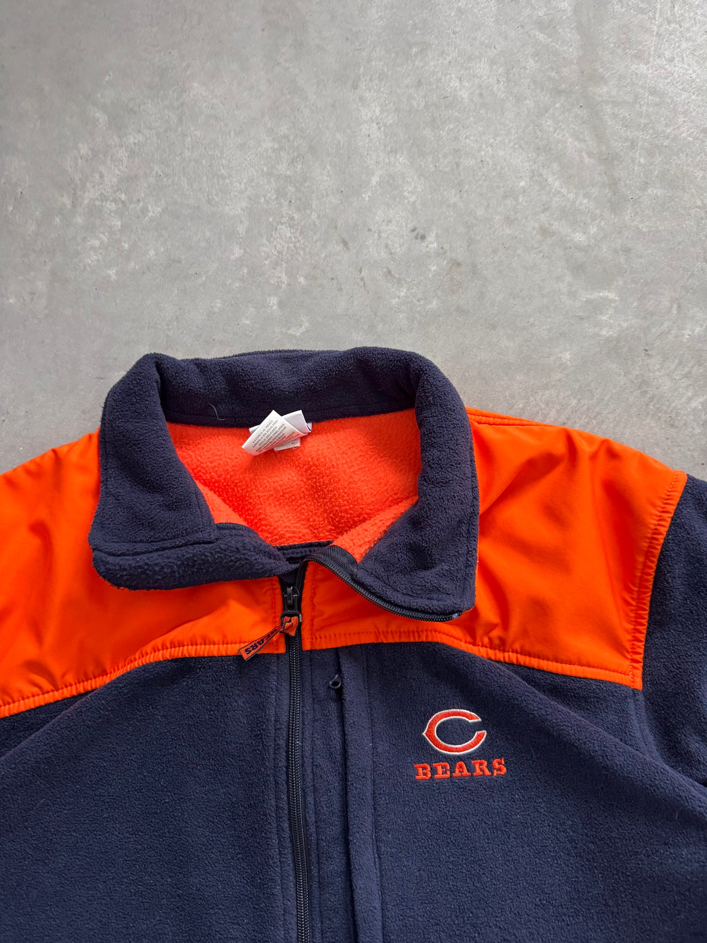 Vintage Chicago Bears Fleece Jacket - M
