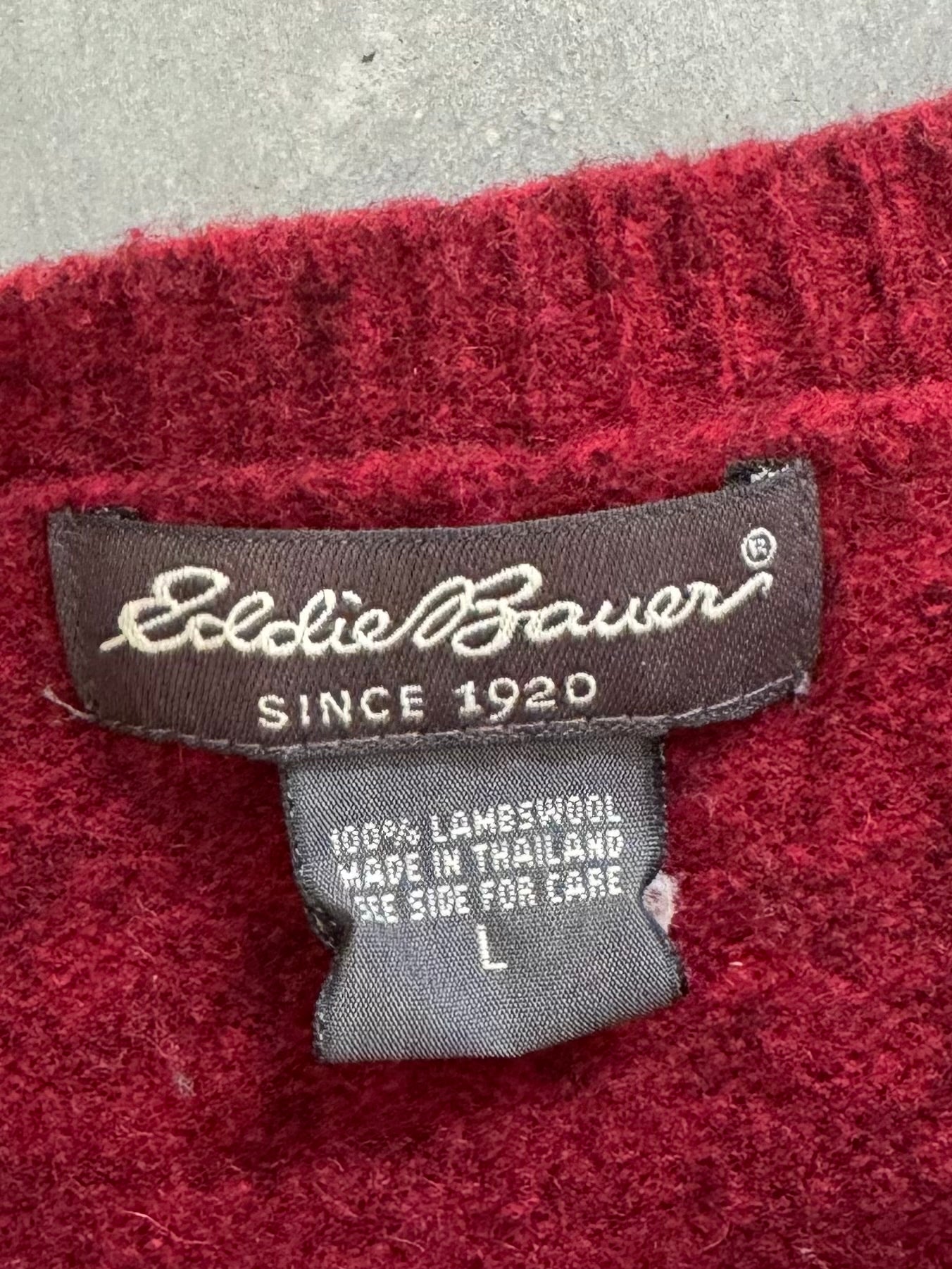 Vintage Eddie Bauer Lambswool Sweater - L