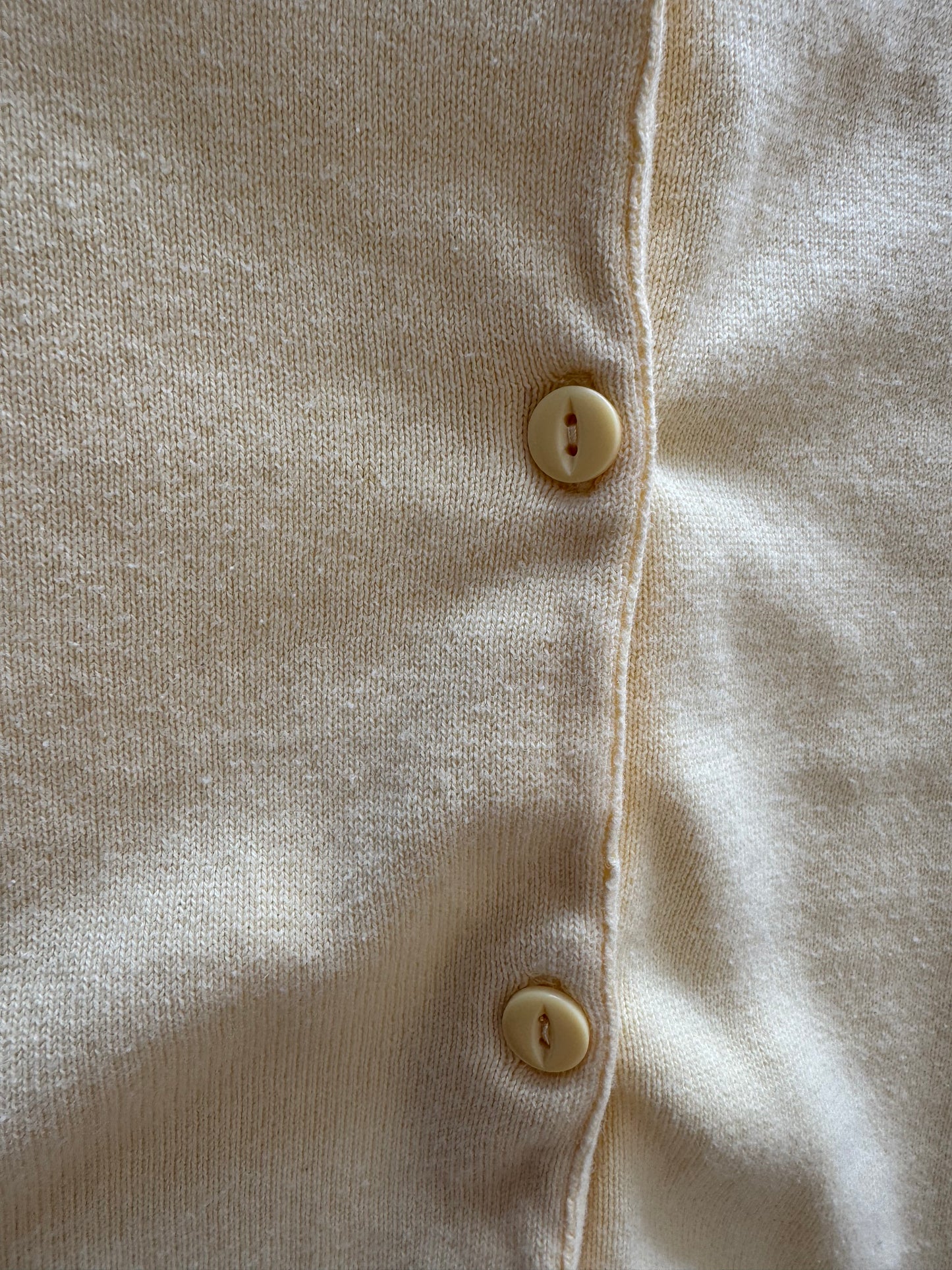 Vintage Yellow Cardigan - XXL