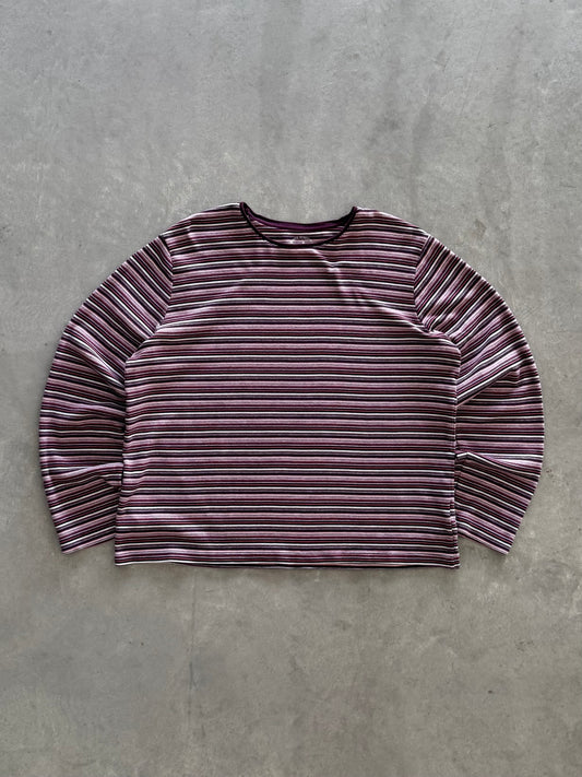 Vintage Striped Women’s Long Sleeve - XL
