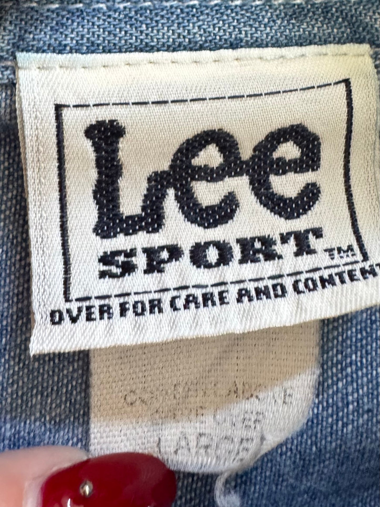 Vintage Iowa Hawkeyes Denim Button Up - L