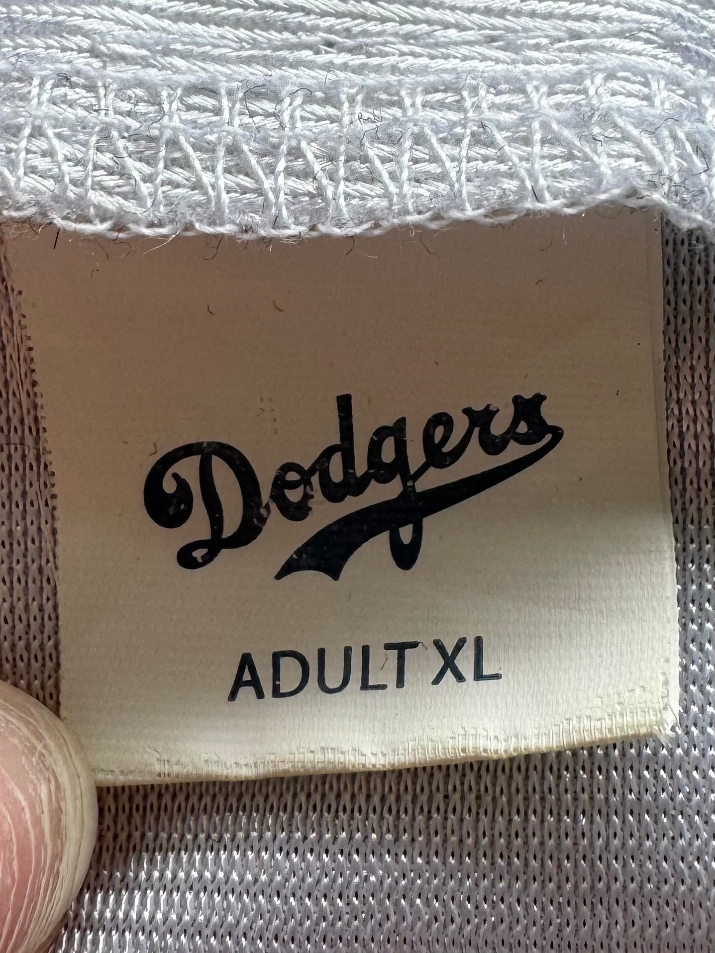 Vintage Zip Up Los Angeles Dodgers Jackie Robinson Jersey - XL