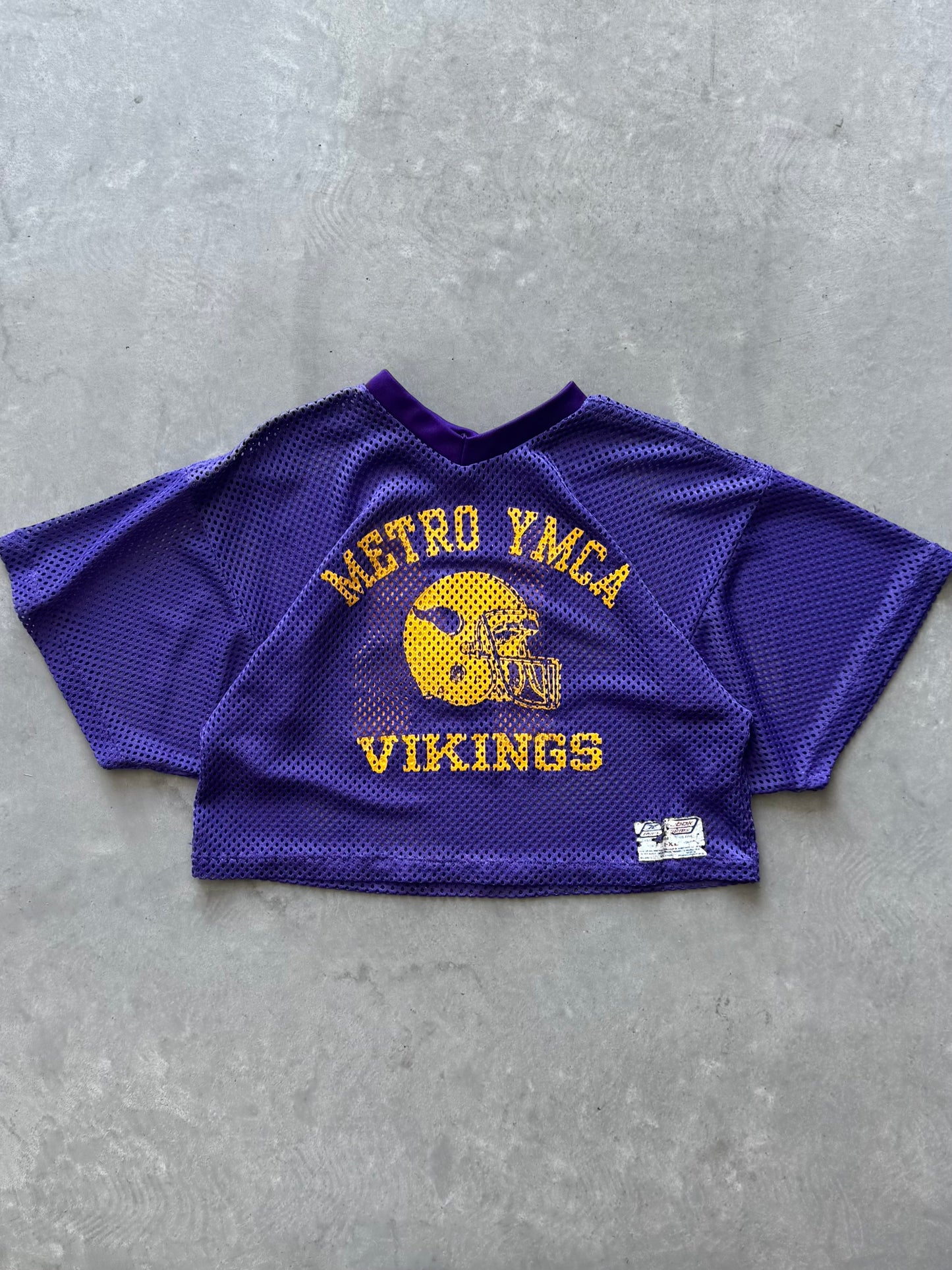Vintage Reebok Vikings Cropped Jersey - M