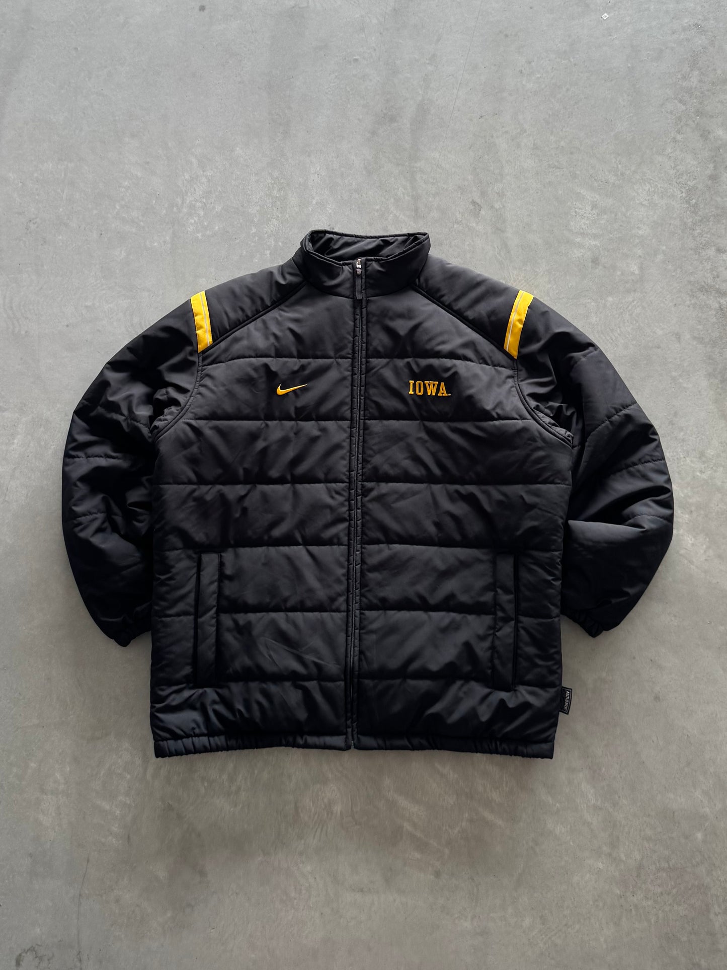 Vintage 90s Nike Iowa Hawkeyes Coat - XL