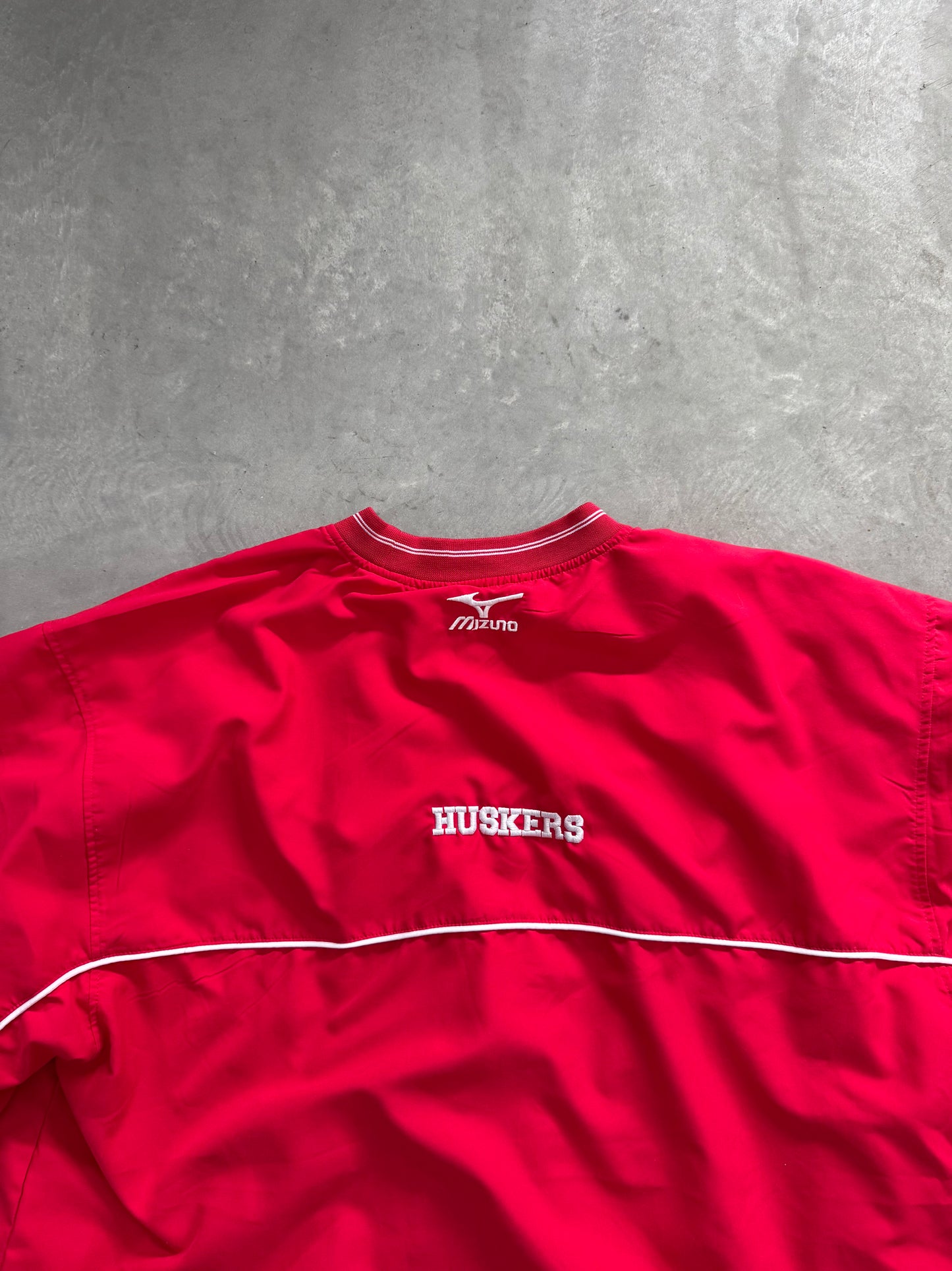 Vintage Nebraska Huskers Fleece Lined Windbreaker - XXL