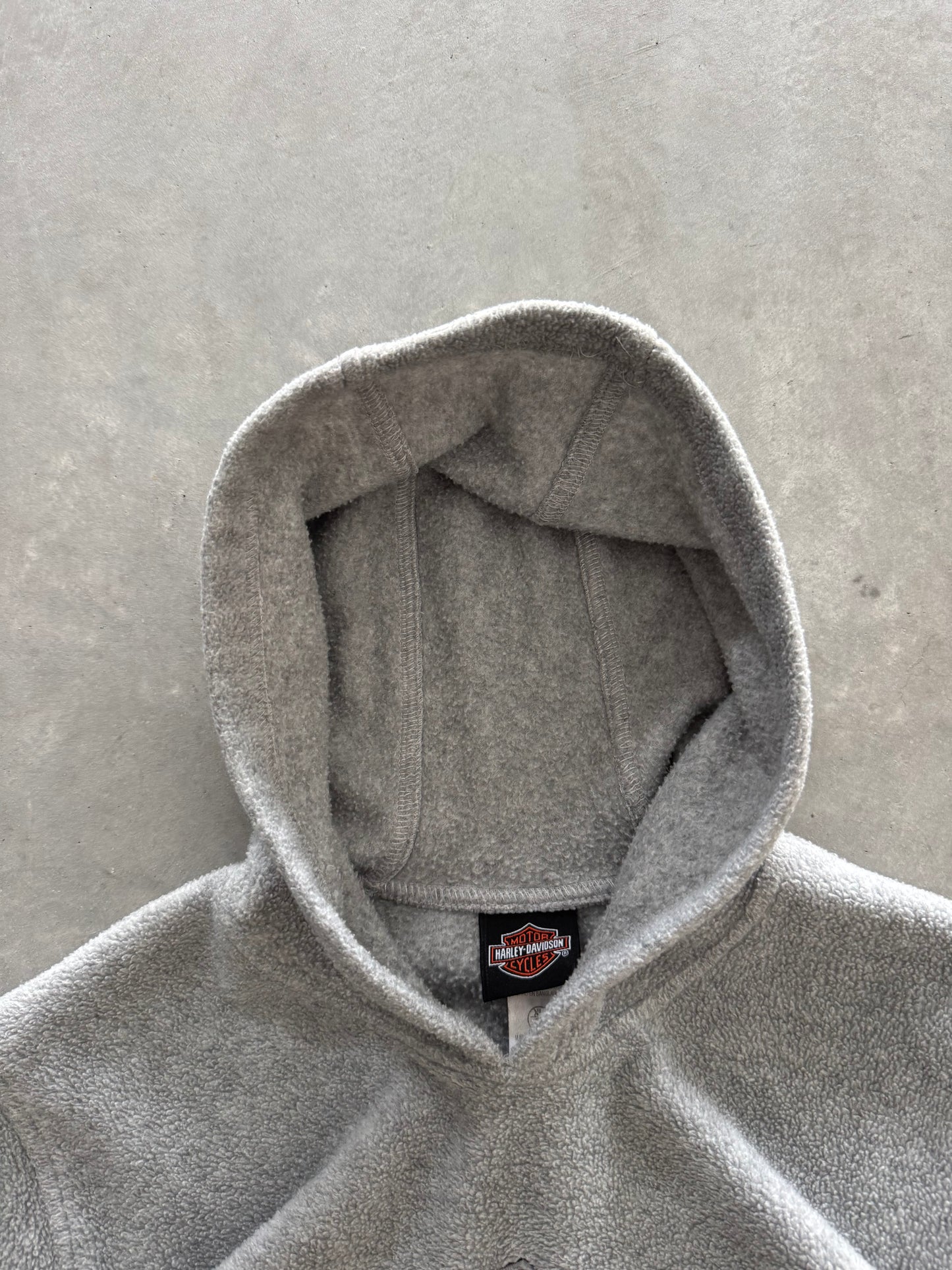 Vintage Harley Davidson Fleece Hoodie - L