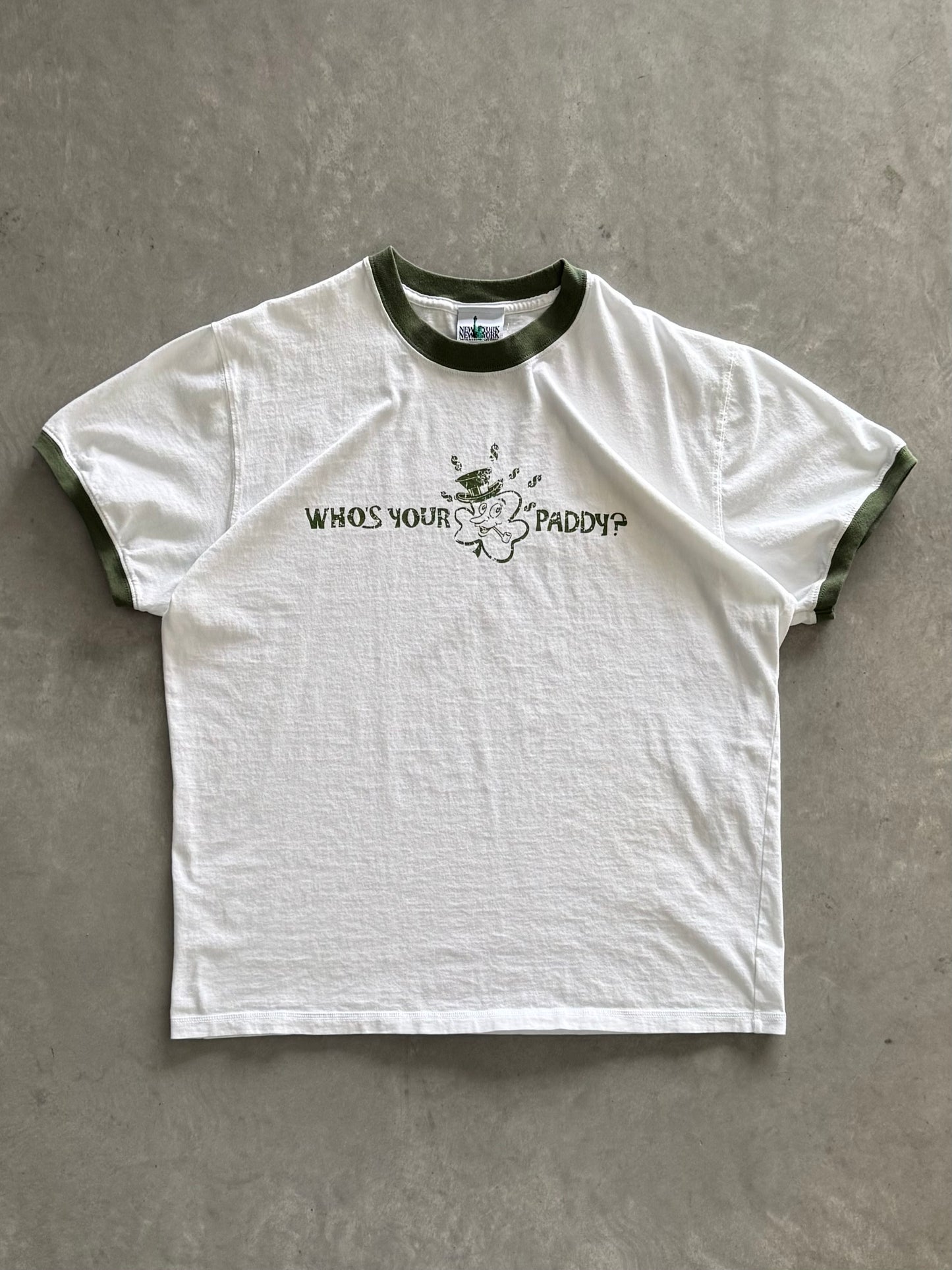 Vintage Who’s Your Paddy Tee - L