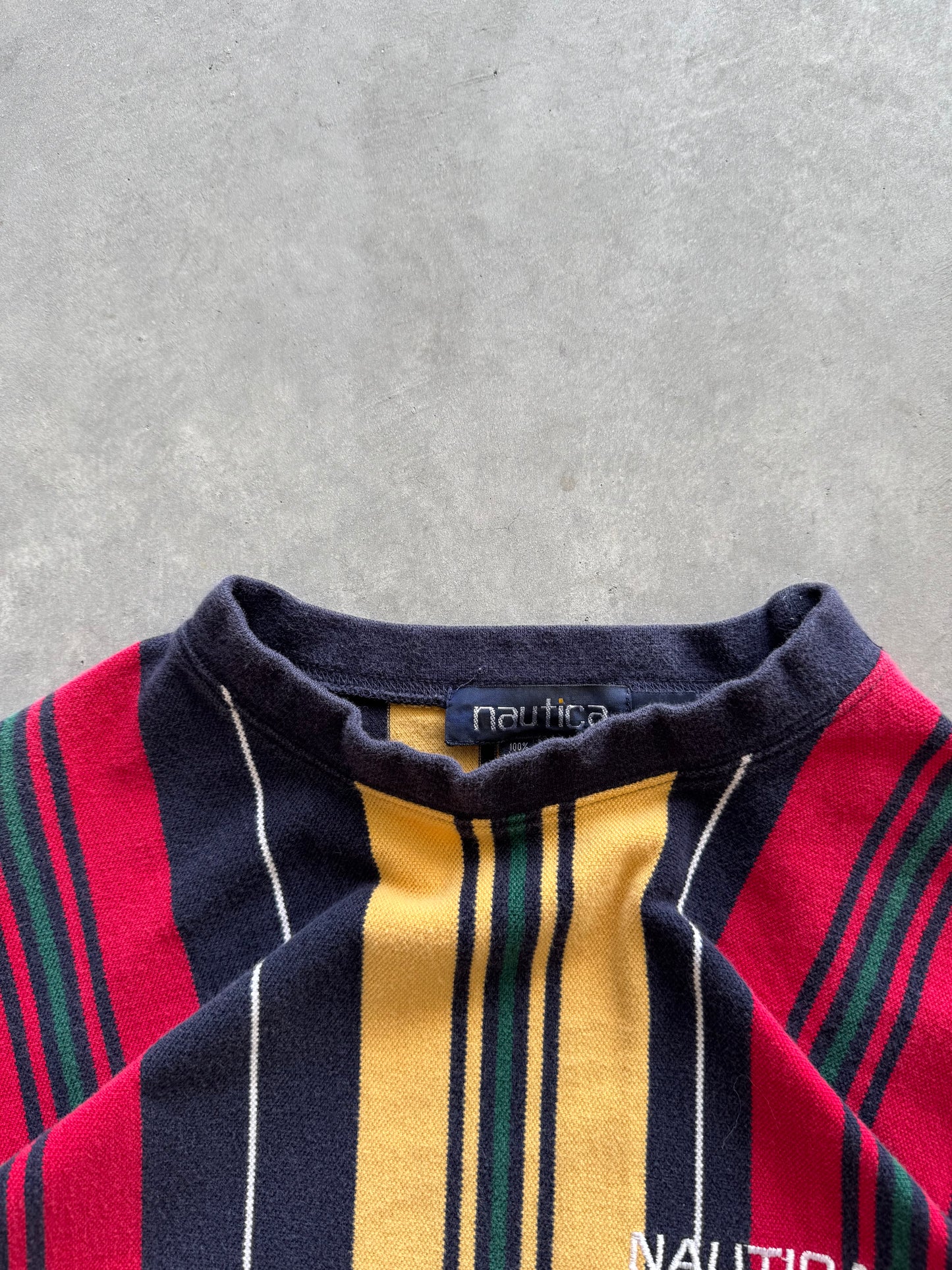 Vintage Nautica Striped Longsleeve - M