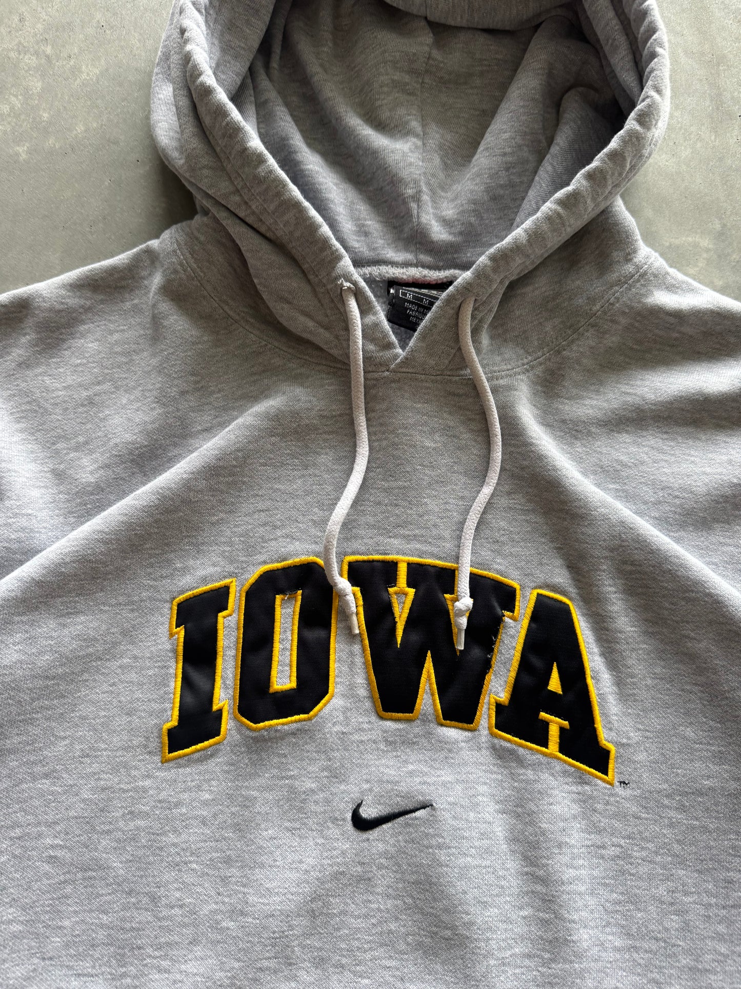 Vintage 90s Nike Iowa Hawkeyes Hoodie - M