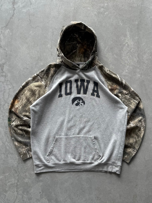 Iowa Hawkeyes Camo Hoodie - XXL