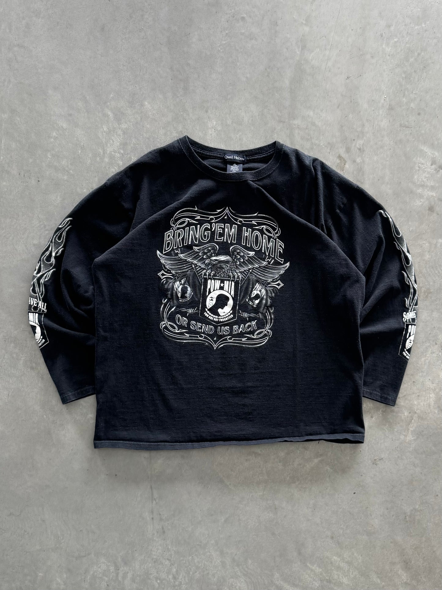 Vintage Pow Mia Long Sleeve Shirt - XXL