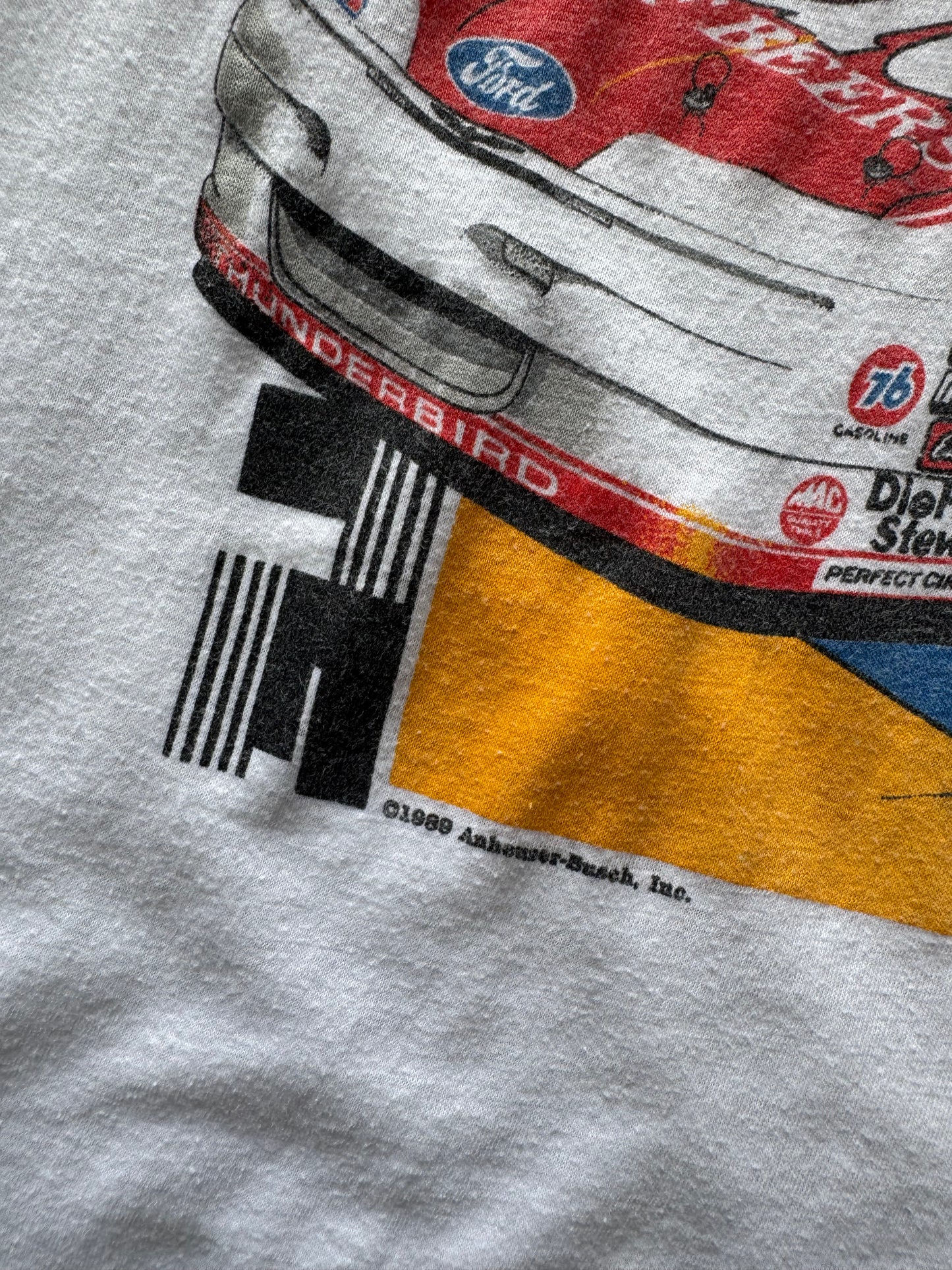 Vintage 1989 Budweiser Nascar Tee - L