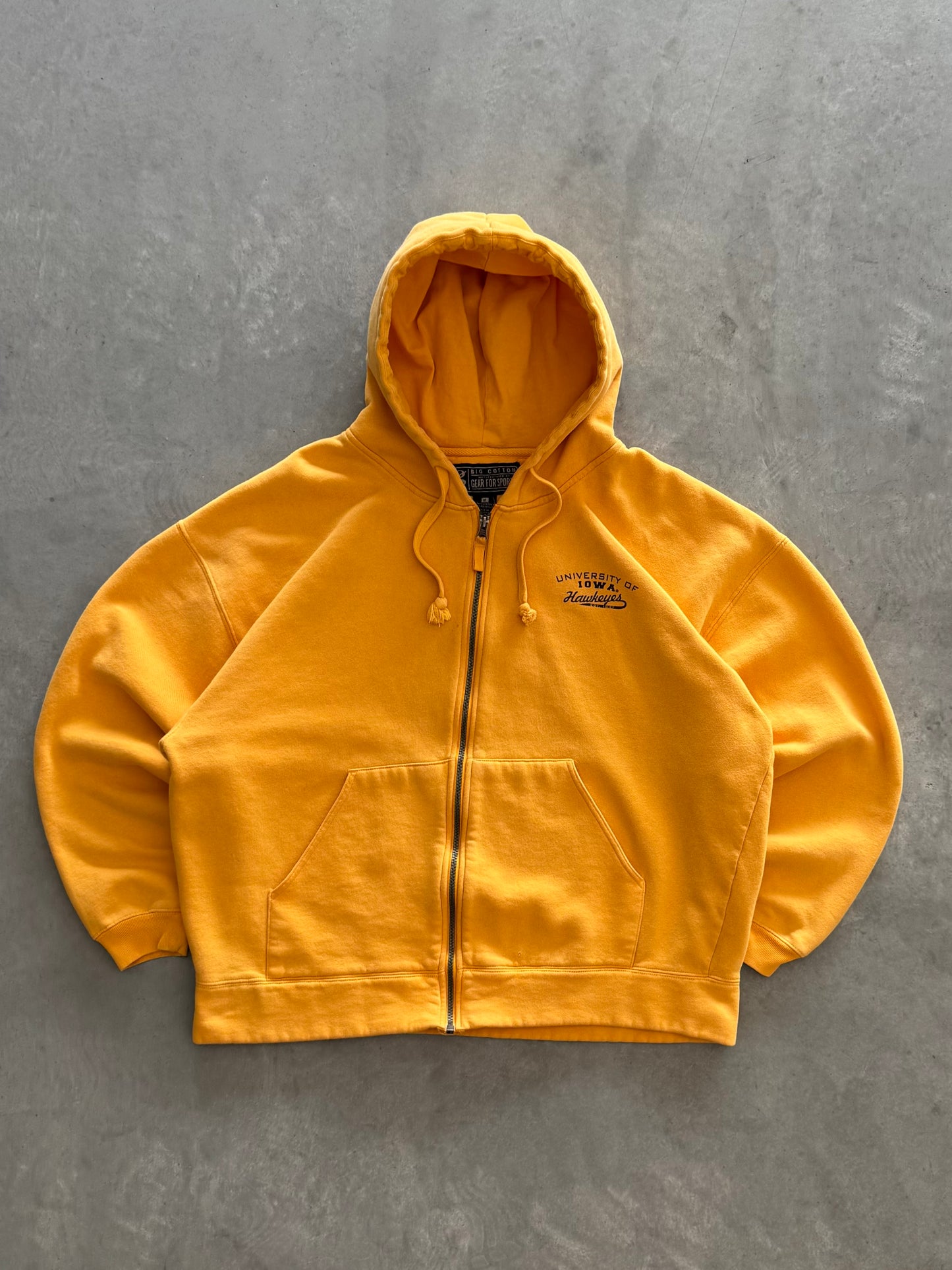 Vintage 90s Iowa Hawkeyes Zip Up - XL