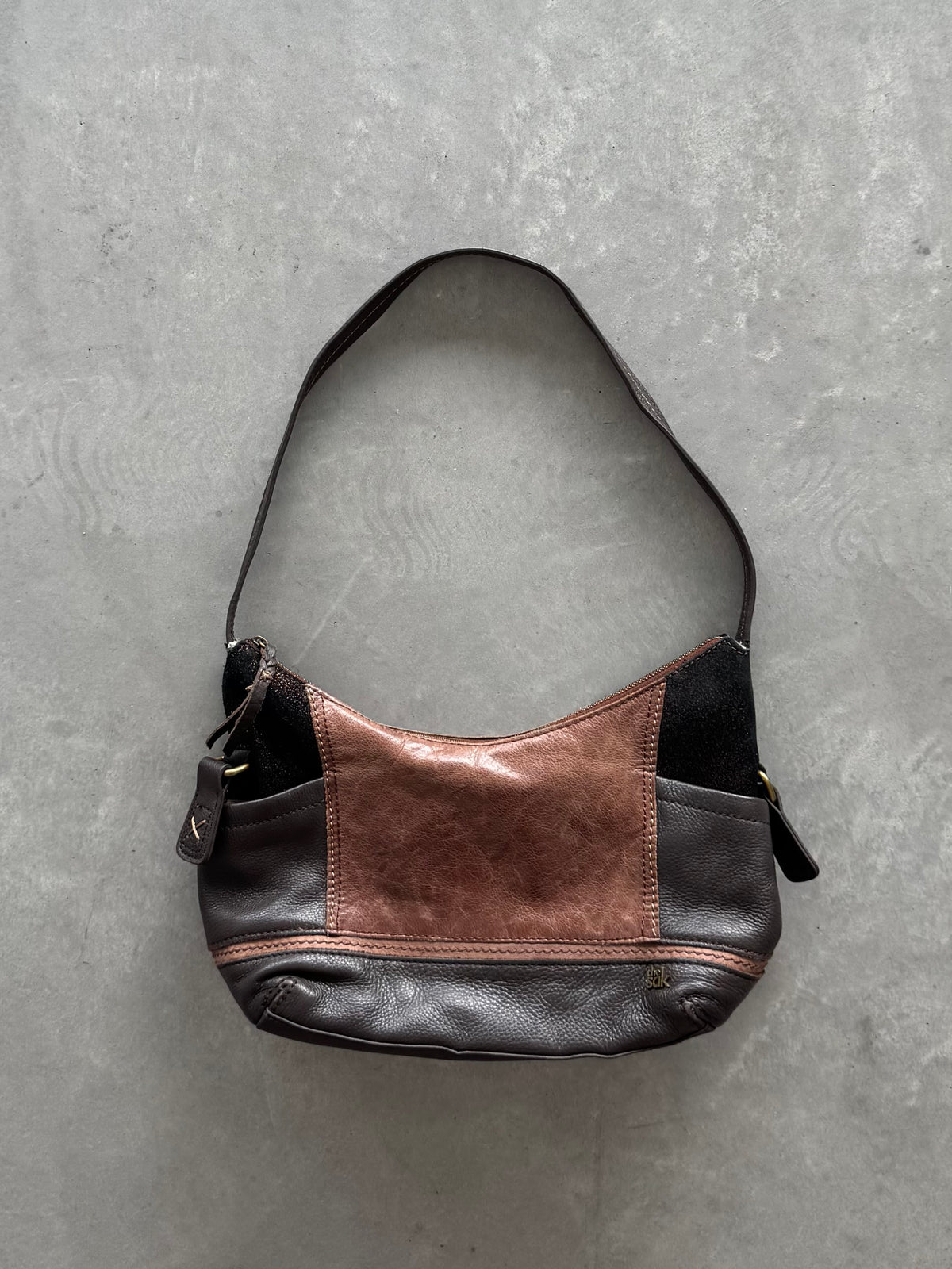 Vintage The Sak Leather Patchwork Purse