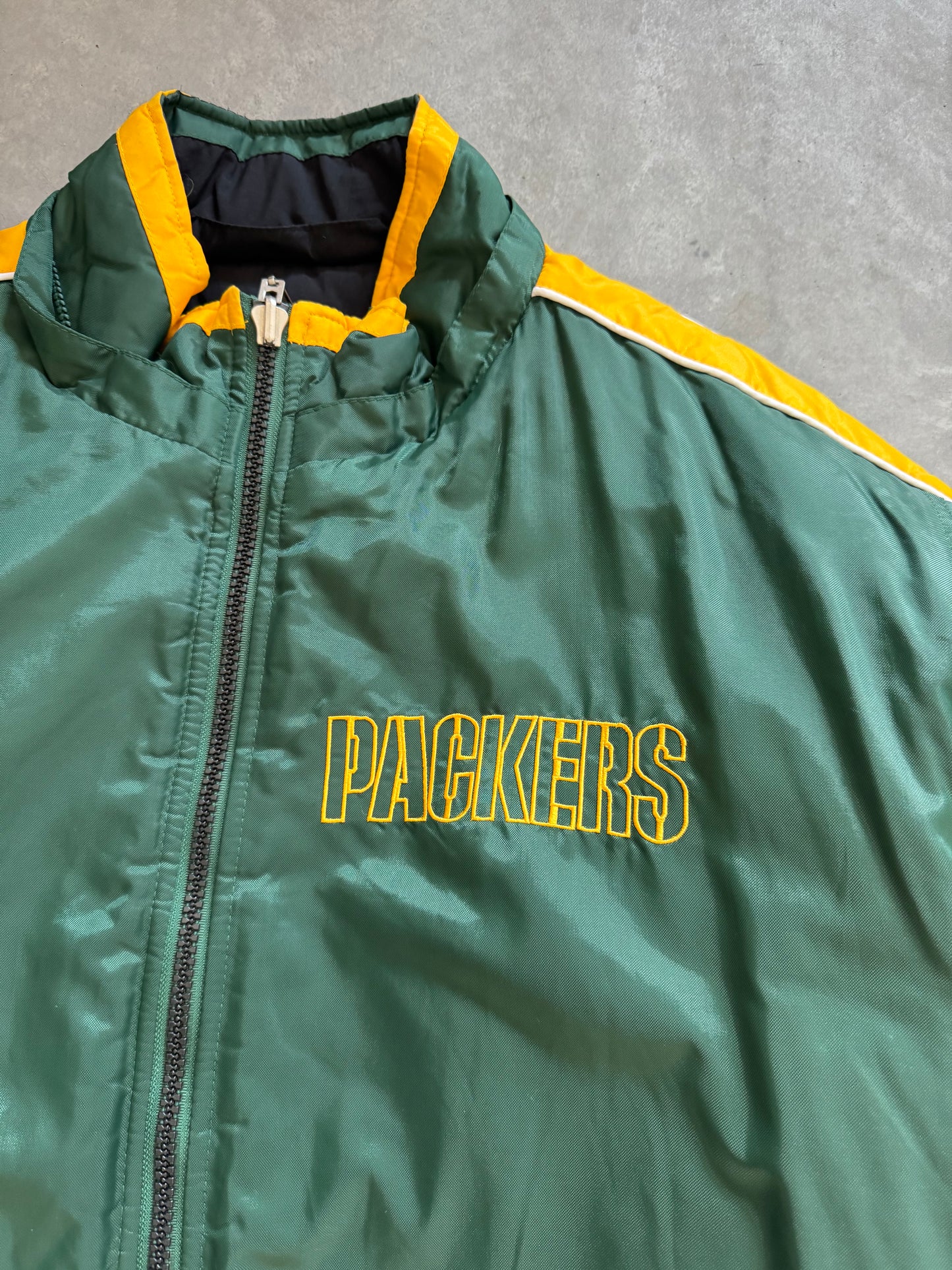 Vintage 90s Starter Green Bay Packers Coat - XXL