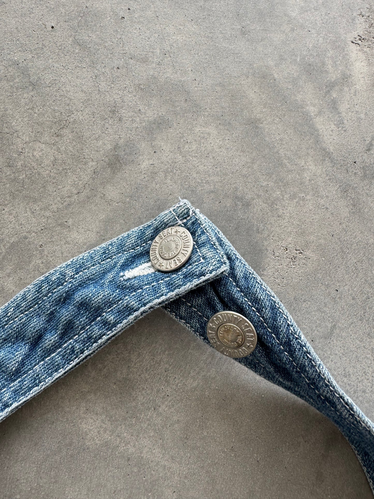 Vintage Jeanswear Denim Romper - M