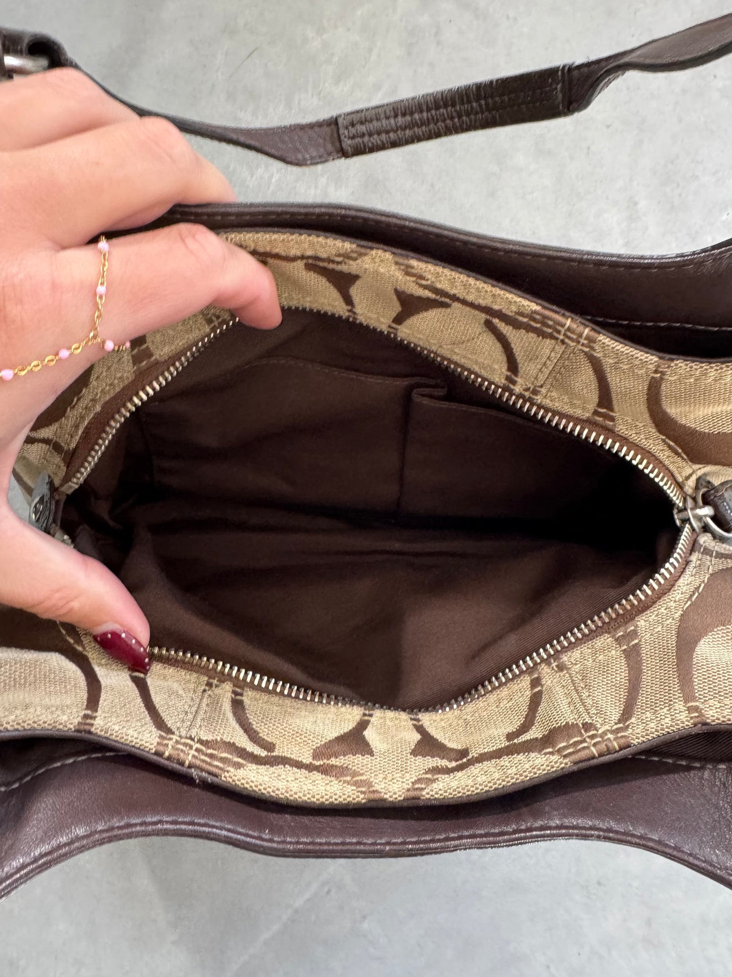 Vintage Coach Soho Signature Shoulder Bag