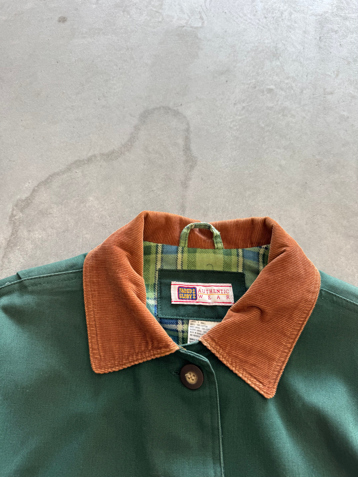 Vintage 90s Faded Glory Plaid Lined Women’s Jacket - S