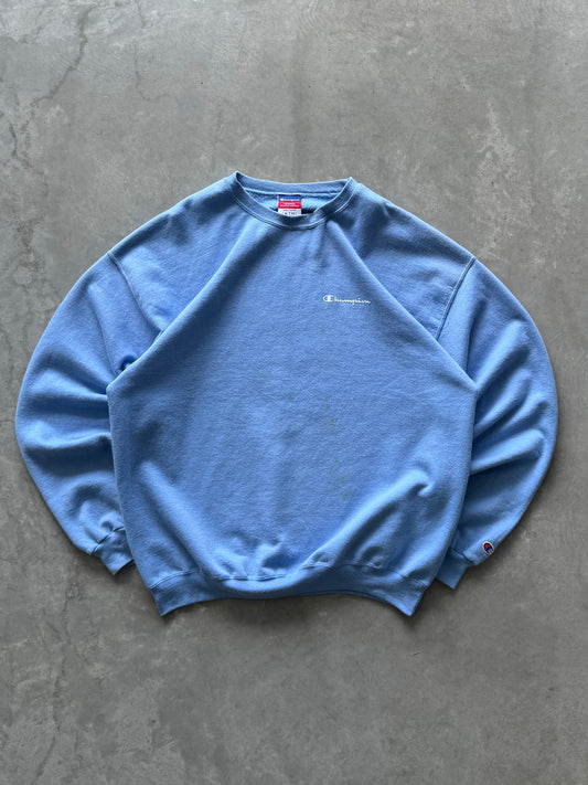 Baby Blue Champion Sweatshirt - XL