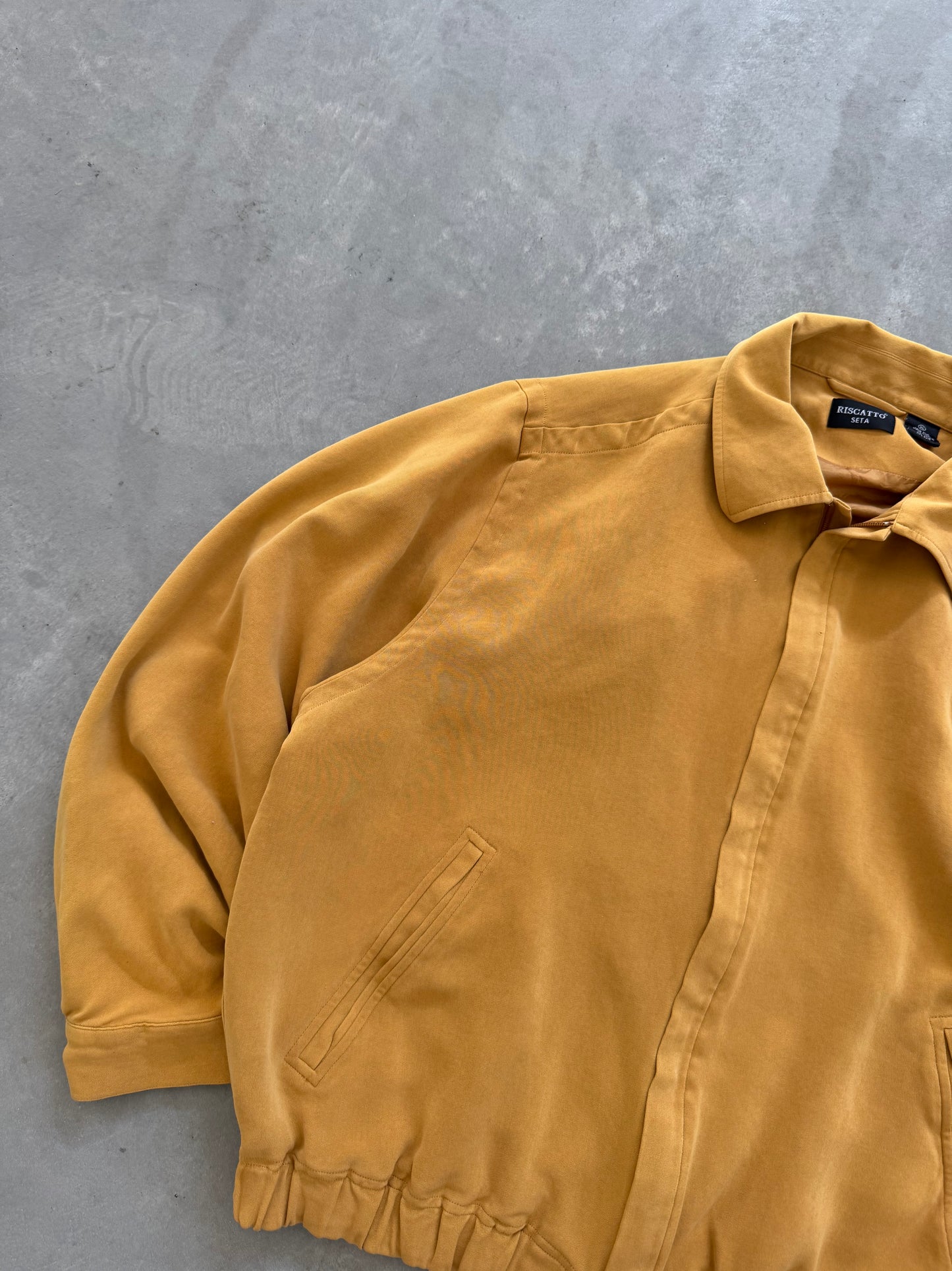 Silk Italian Bomber Jacket - XL