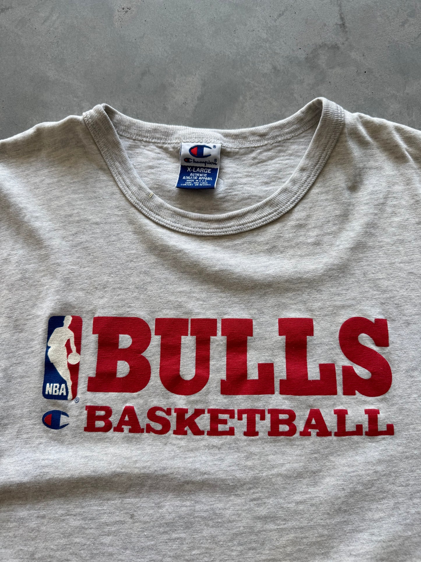 Vintage 90s Chicago Bulls Cutoff Practice Shirt - XL