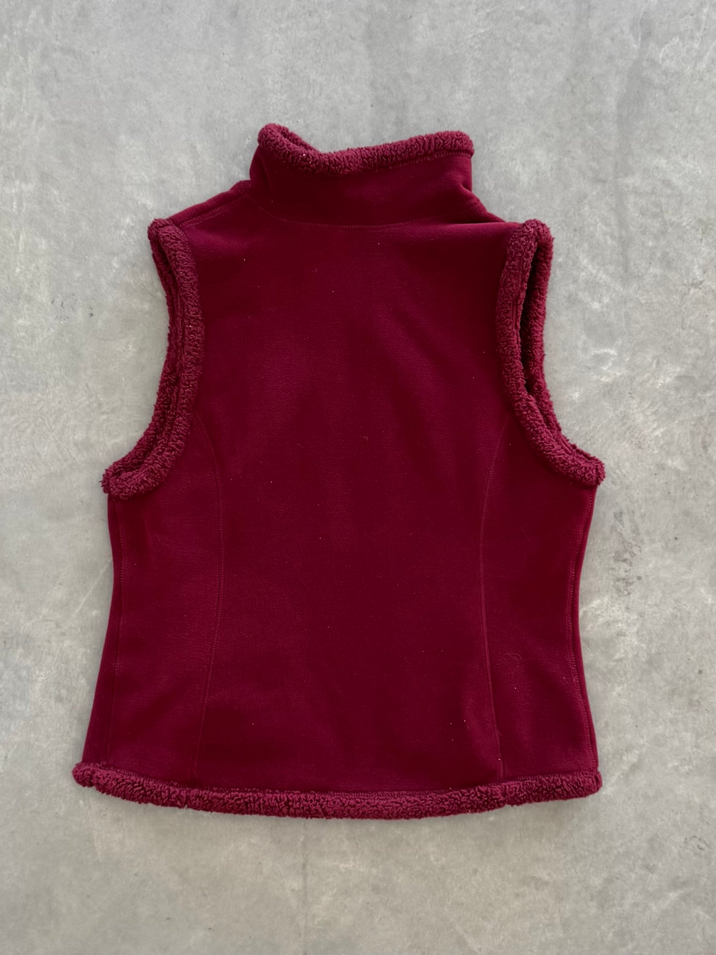 Vintage Fleece Womens Vest - L