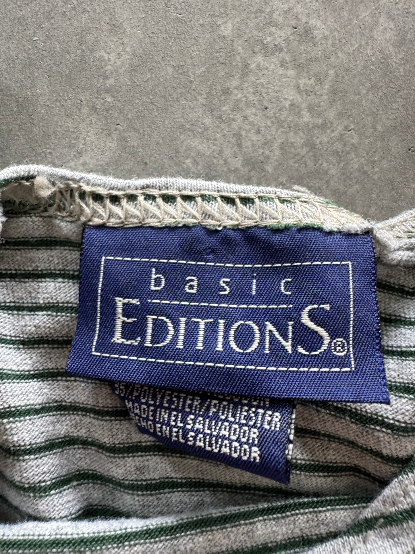 Vintage Striped Tank Top - XL