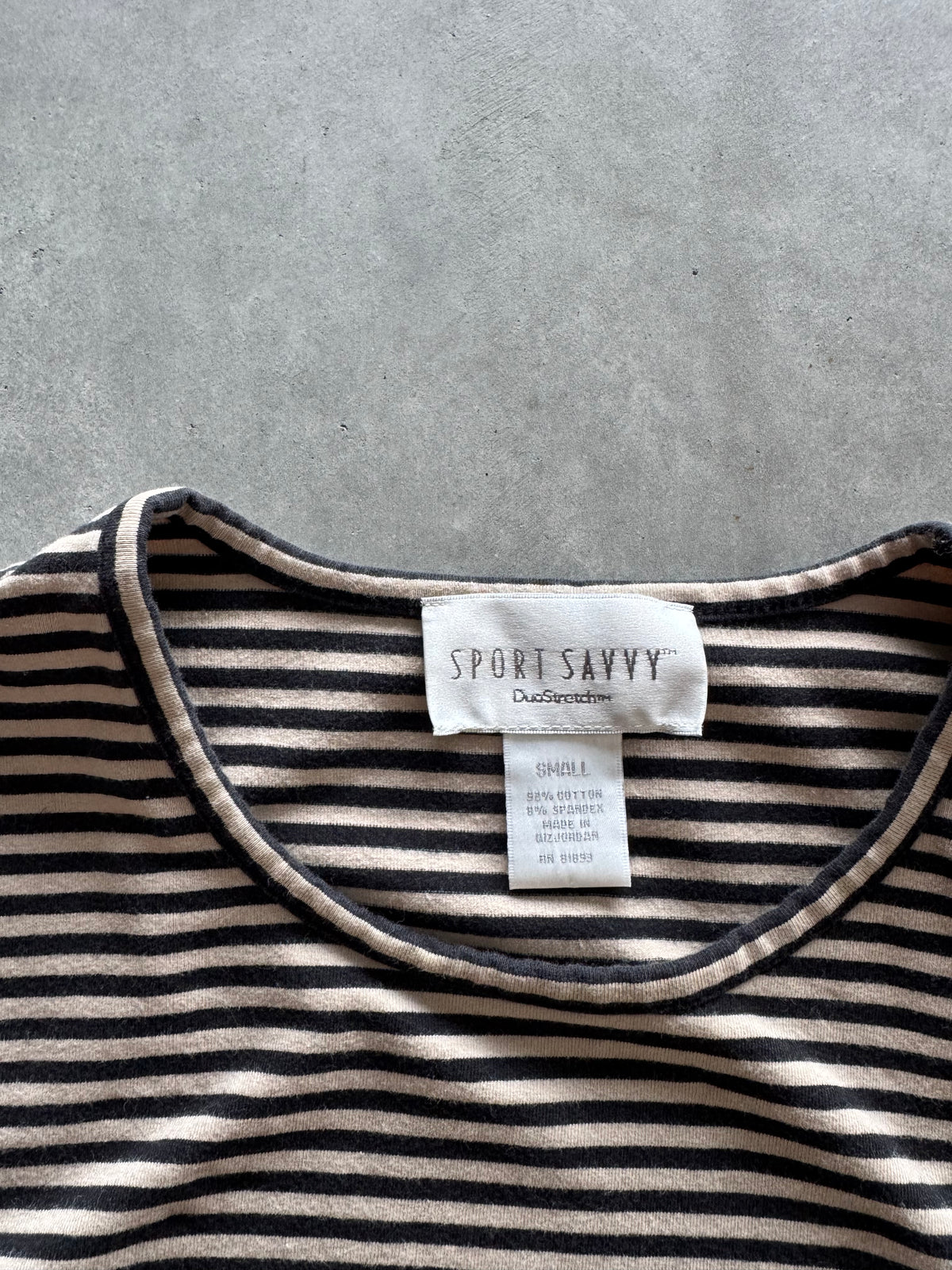 Vintage Oversized Striped Women’s Long Sleeve - S