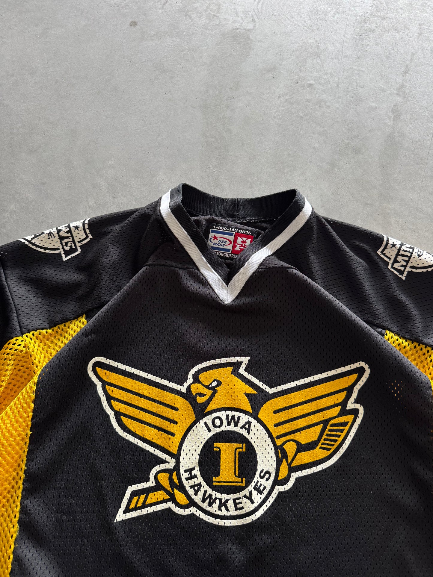 Vintage Iowa Hawkeyes Hockey Jersey - XL