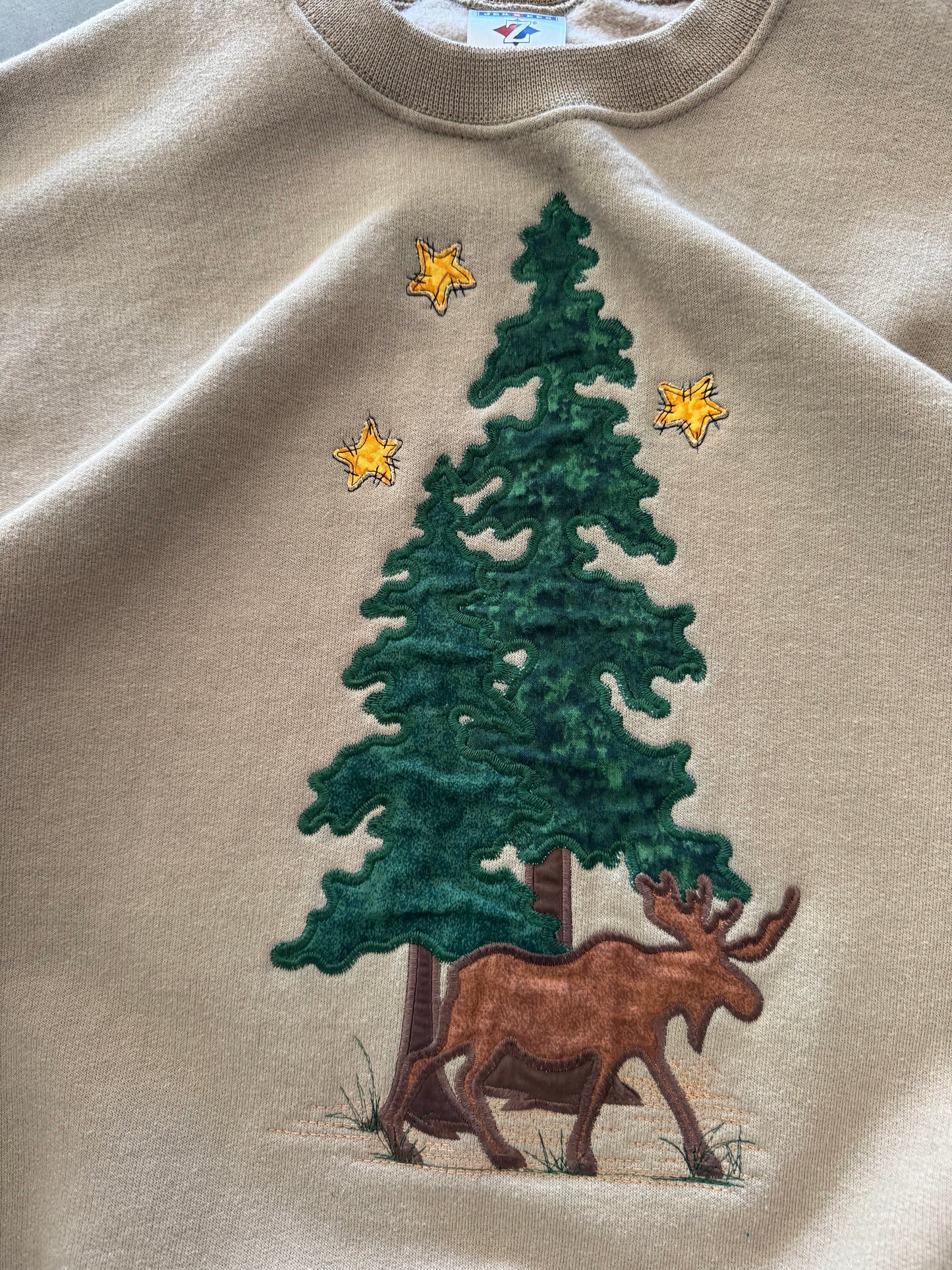 Vintage Moose Sweatshirt - L