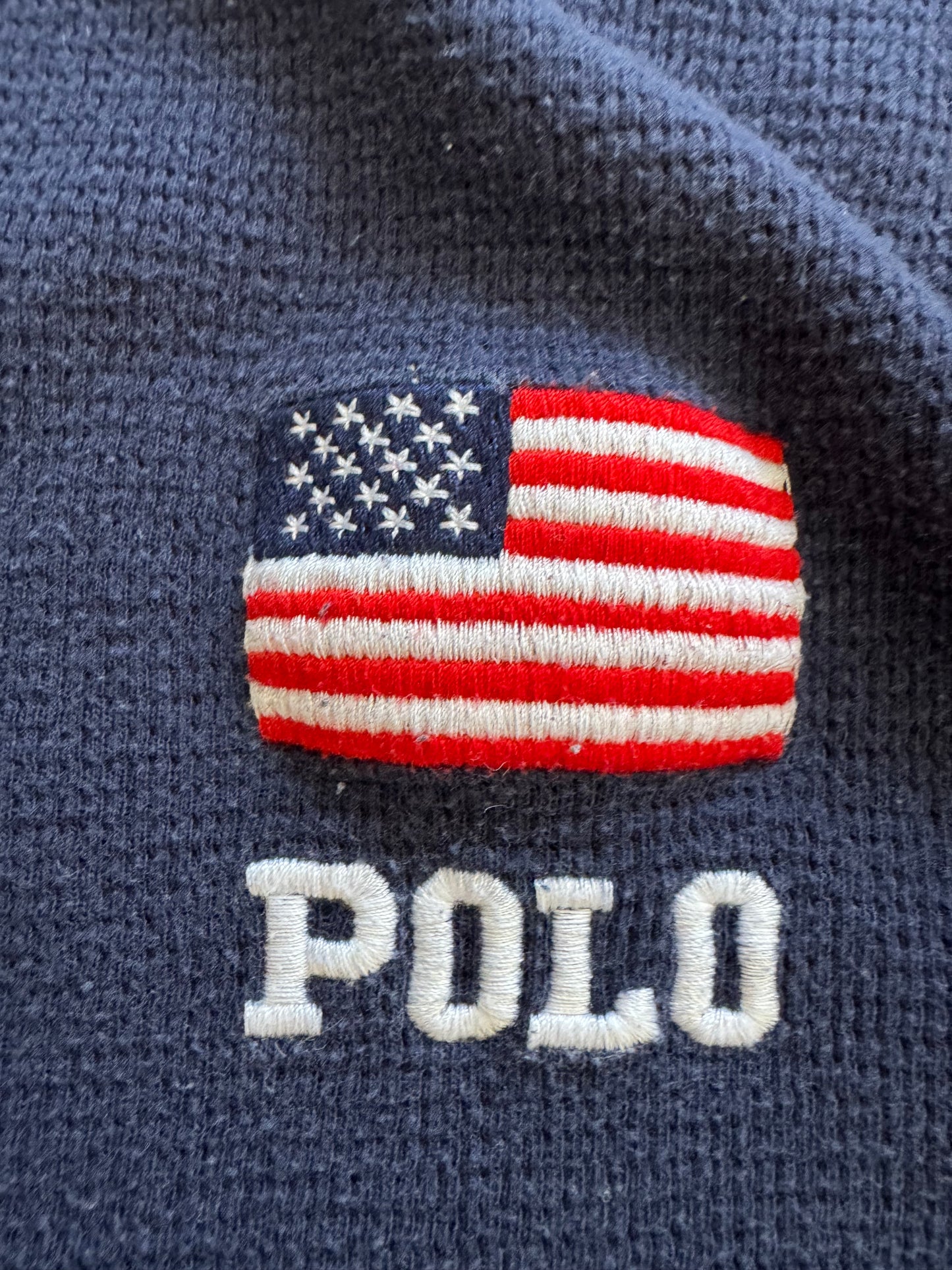 Vintage Polo Ralph Lauren Waffle Knit Long Sleeve - L