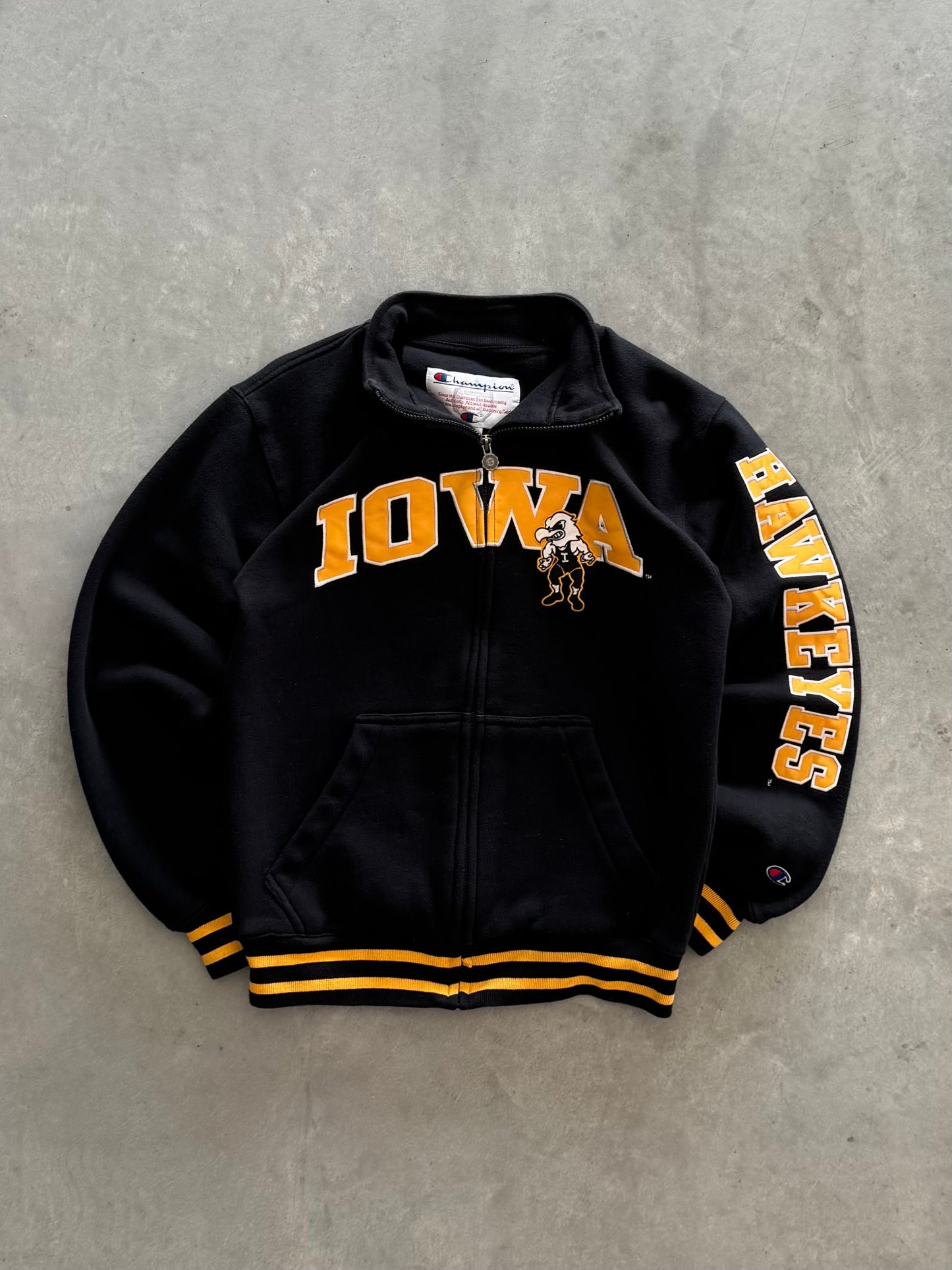 Vintage Iowa Hawkeyes Wrestling Zip Up - S