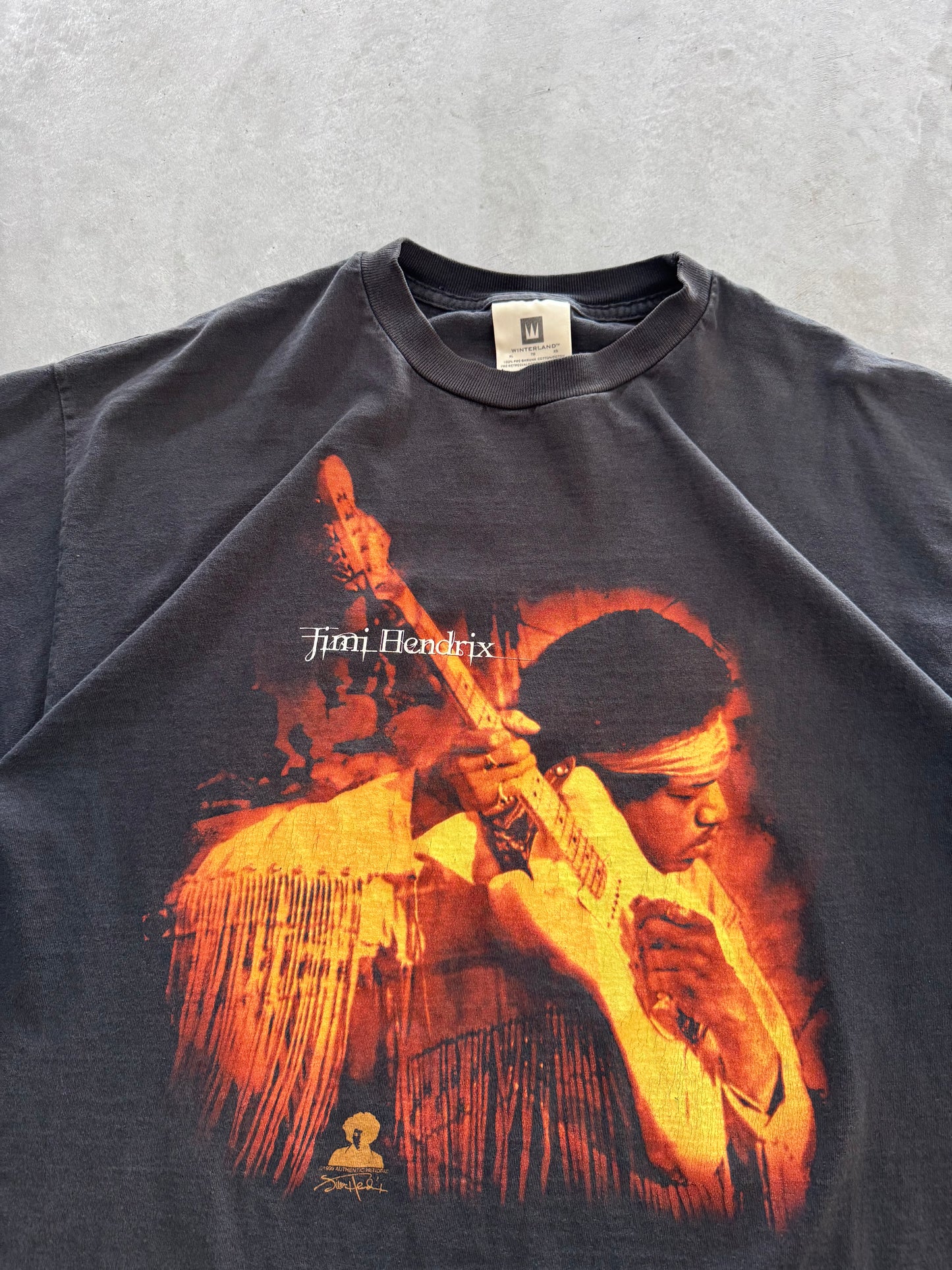 Vintage Jimi Hendrix Live at Woodstock Tee - XL