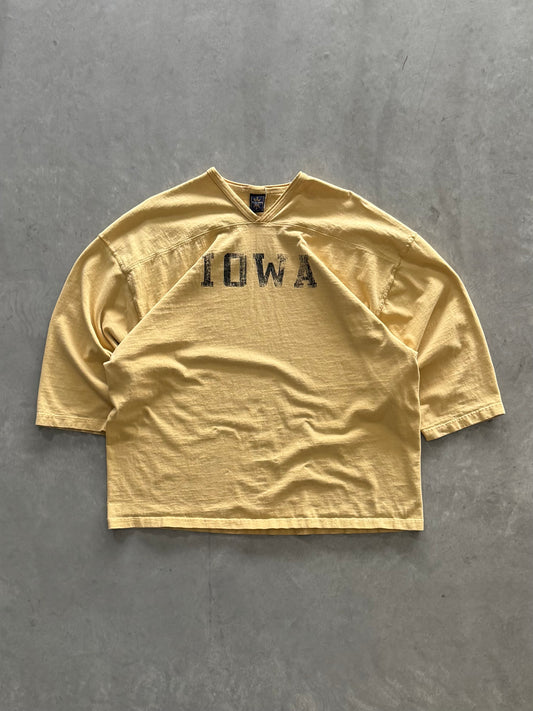 Vintage 90s Iowa Hawkeyes 3/4 Sleeve Tee - L