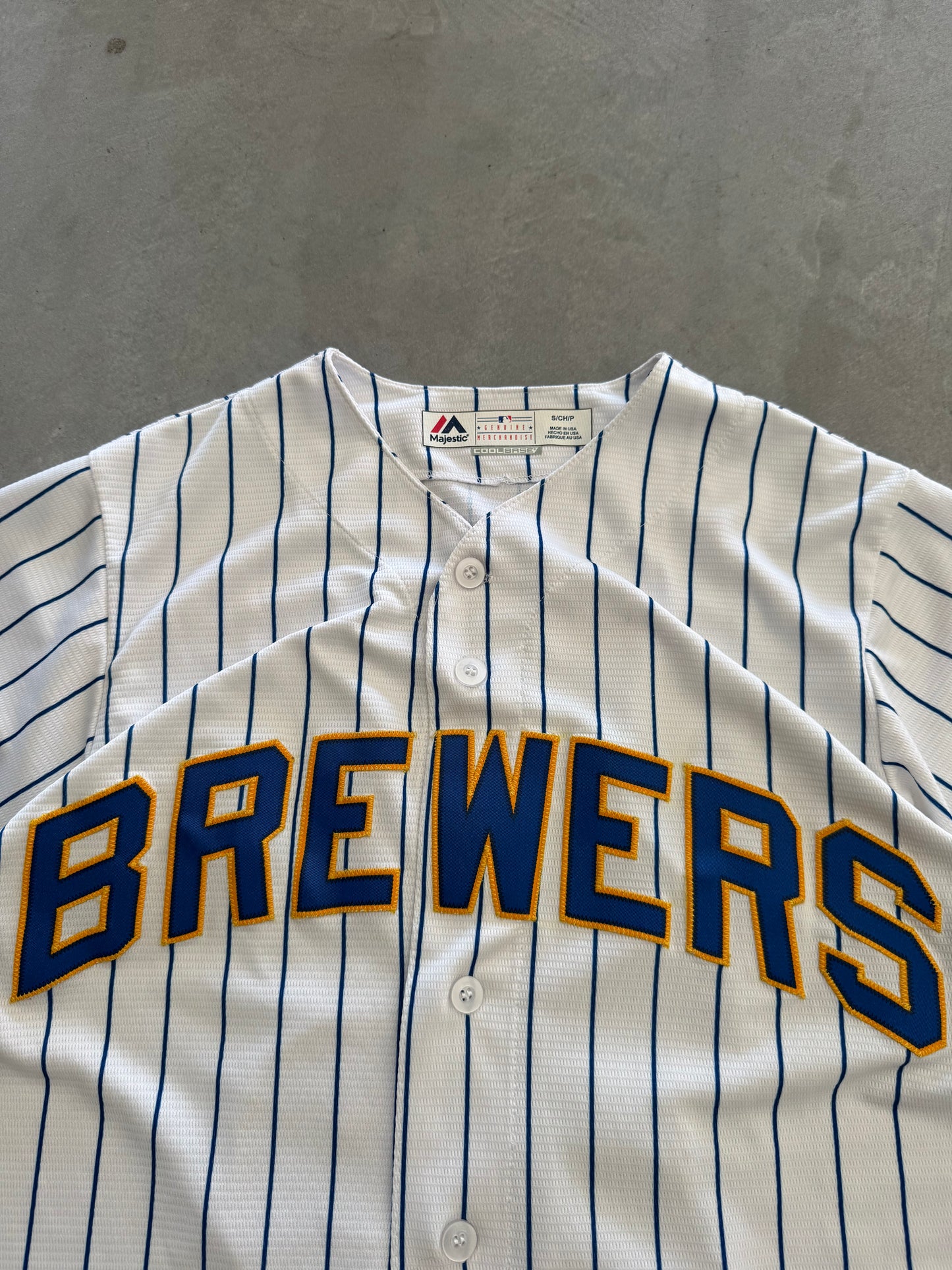 Milwaukee Brewers Baseball Jersey - S