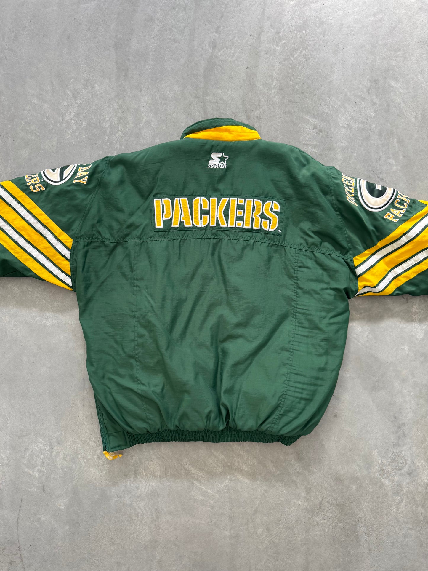 Vintage Starter Green Bay Packers Coat - XXL