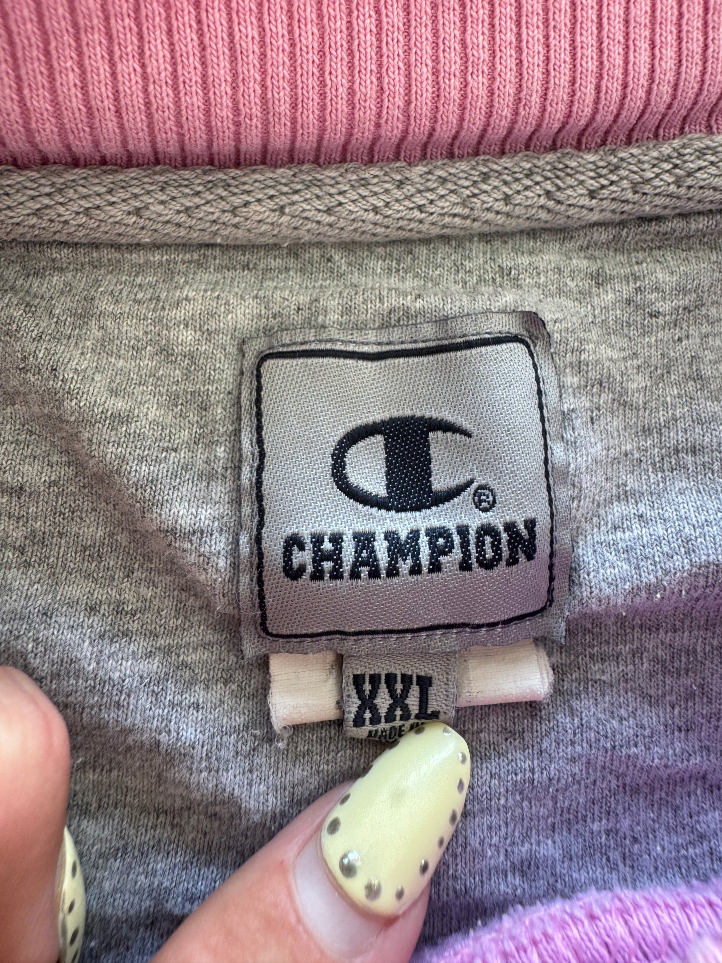 Vintage Pink Champion Sweatshirt - XXL