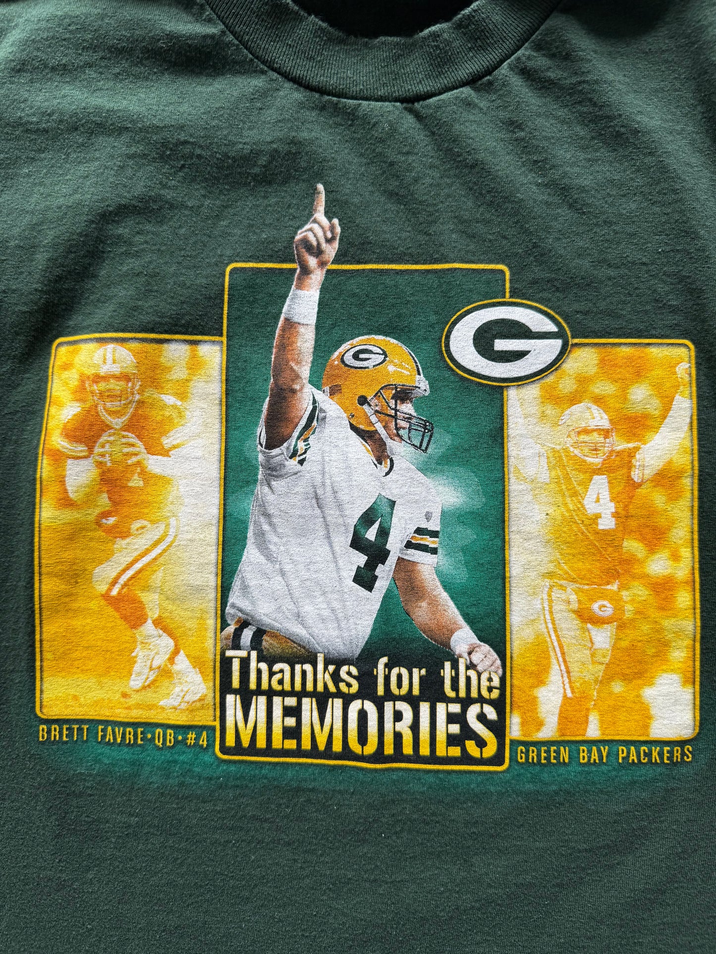 Vintage Packers Brett Favre Cutoff - XL