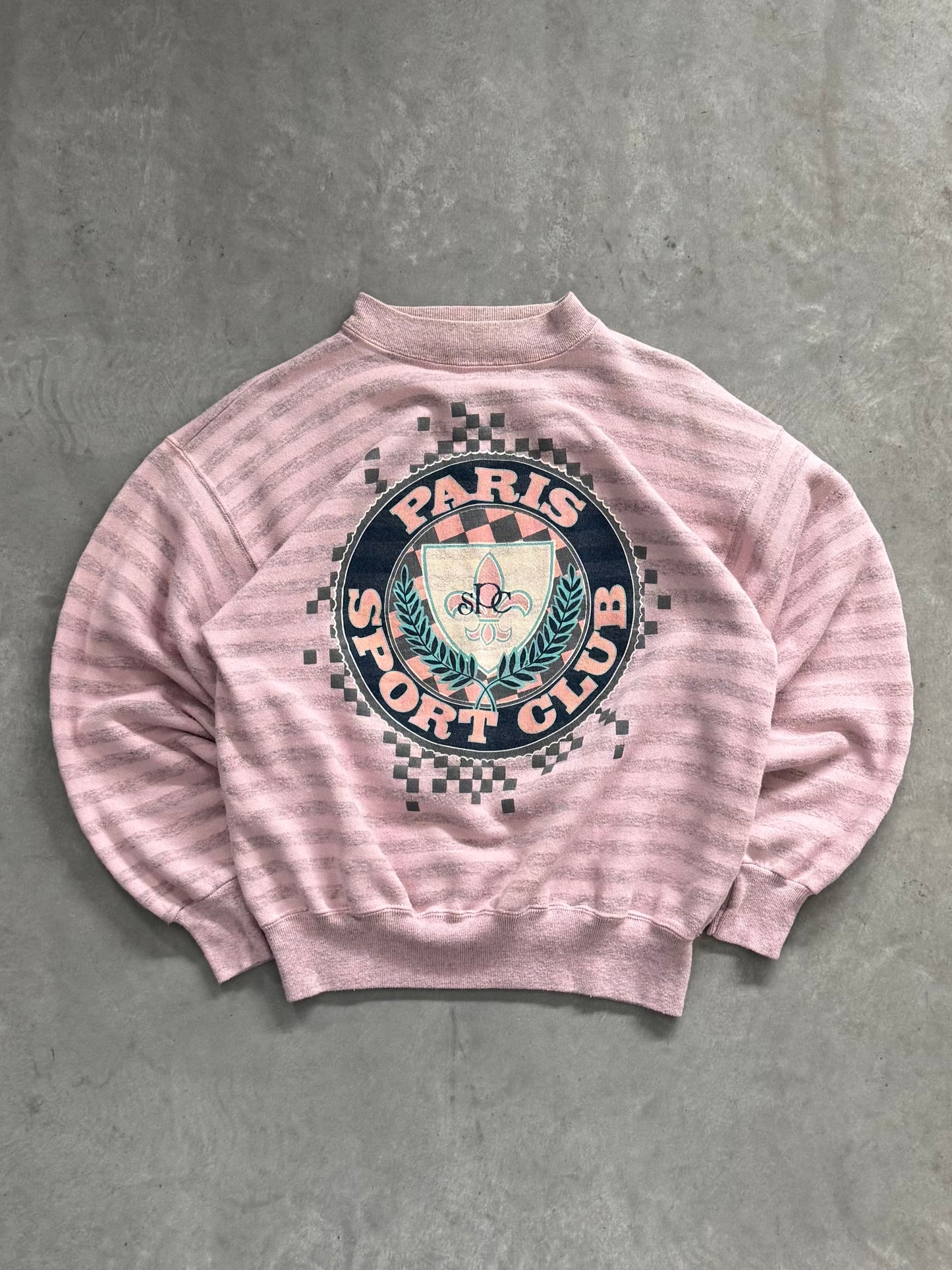Vintage 90s Paris Sports Club Sweatshirt - L