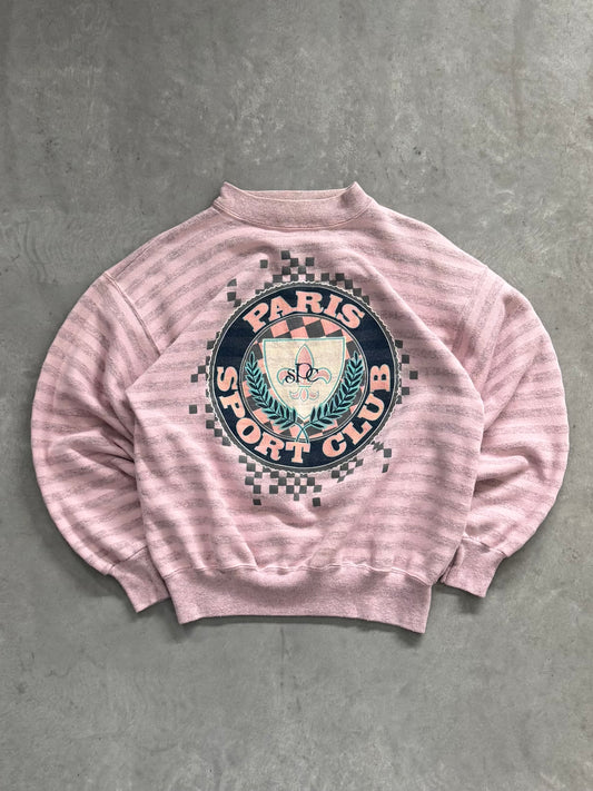 Vintage 90s Paris Sports Club Sweatshirt - L