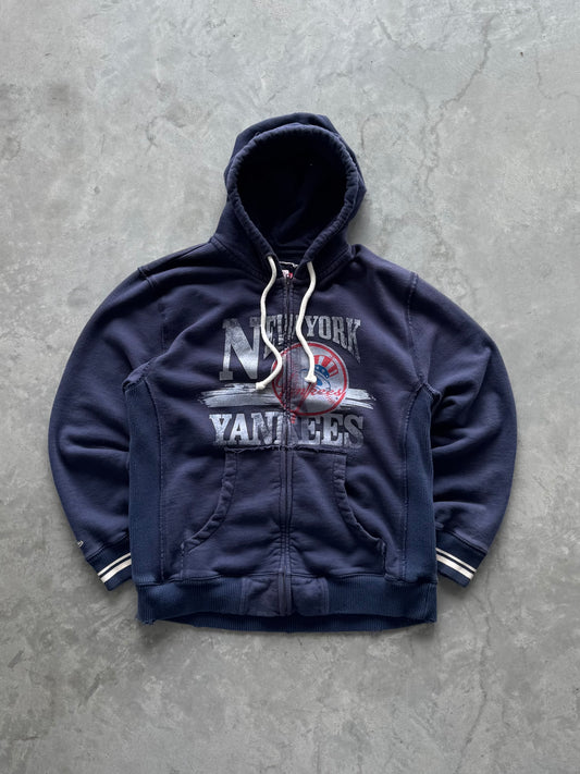 Vintage New York Yankees Zip Up Hoodie - XL