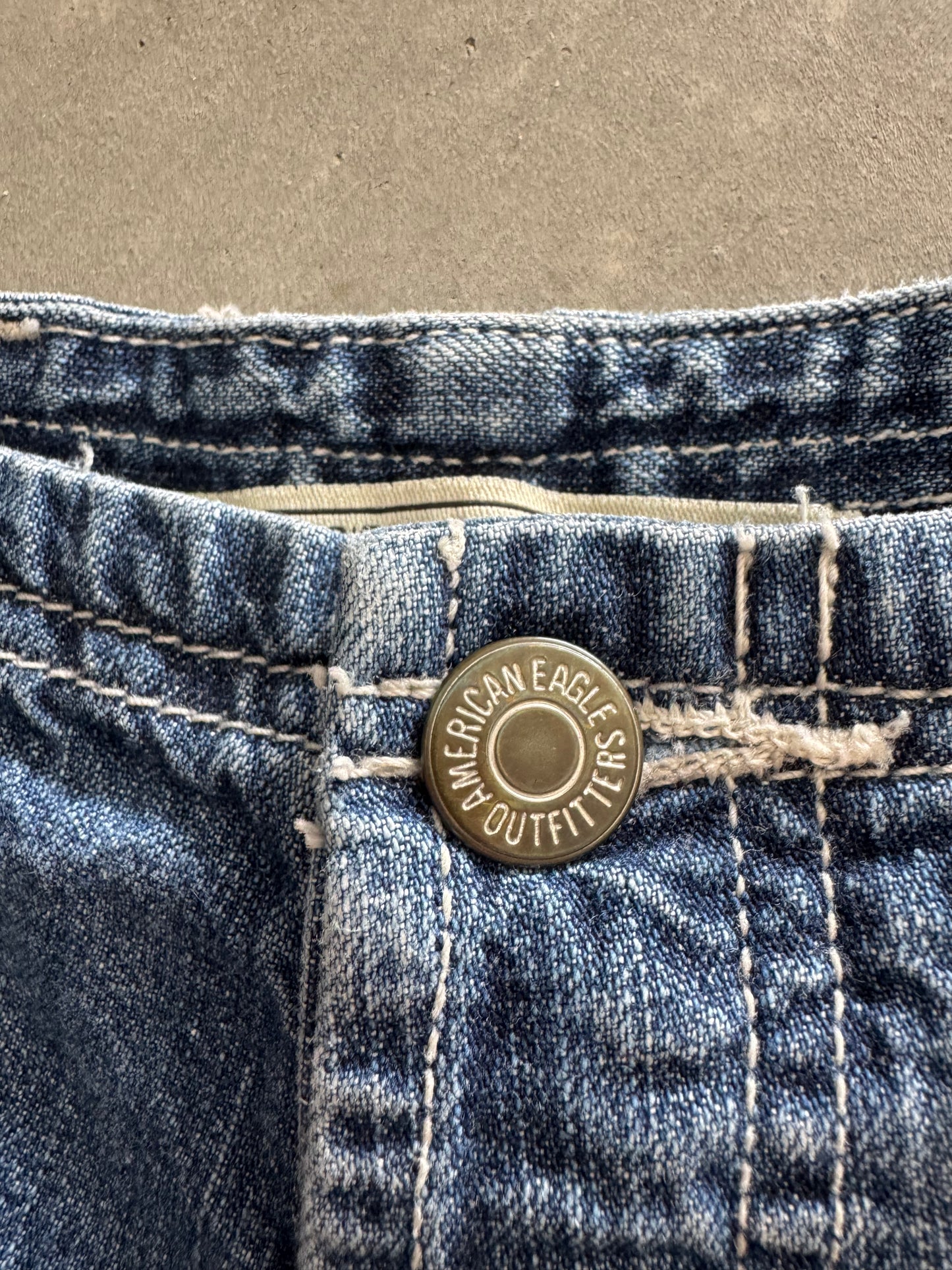 Vintage American Eagle Denim Mini Shorts - 29x3